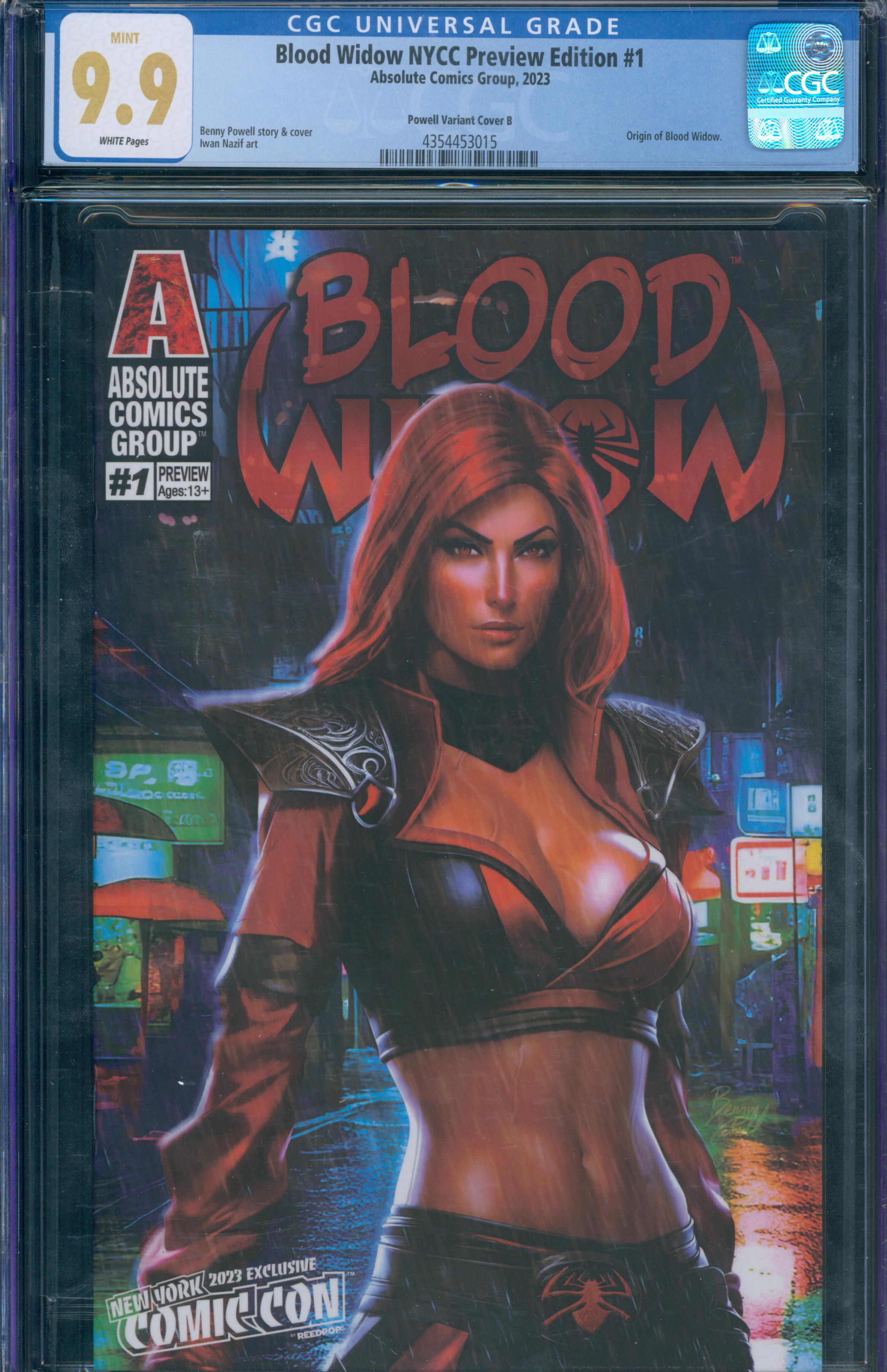 Blood Widow NYCC Preview Edition #1