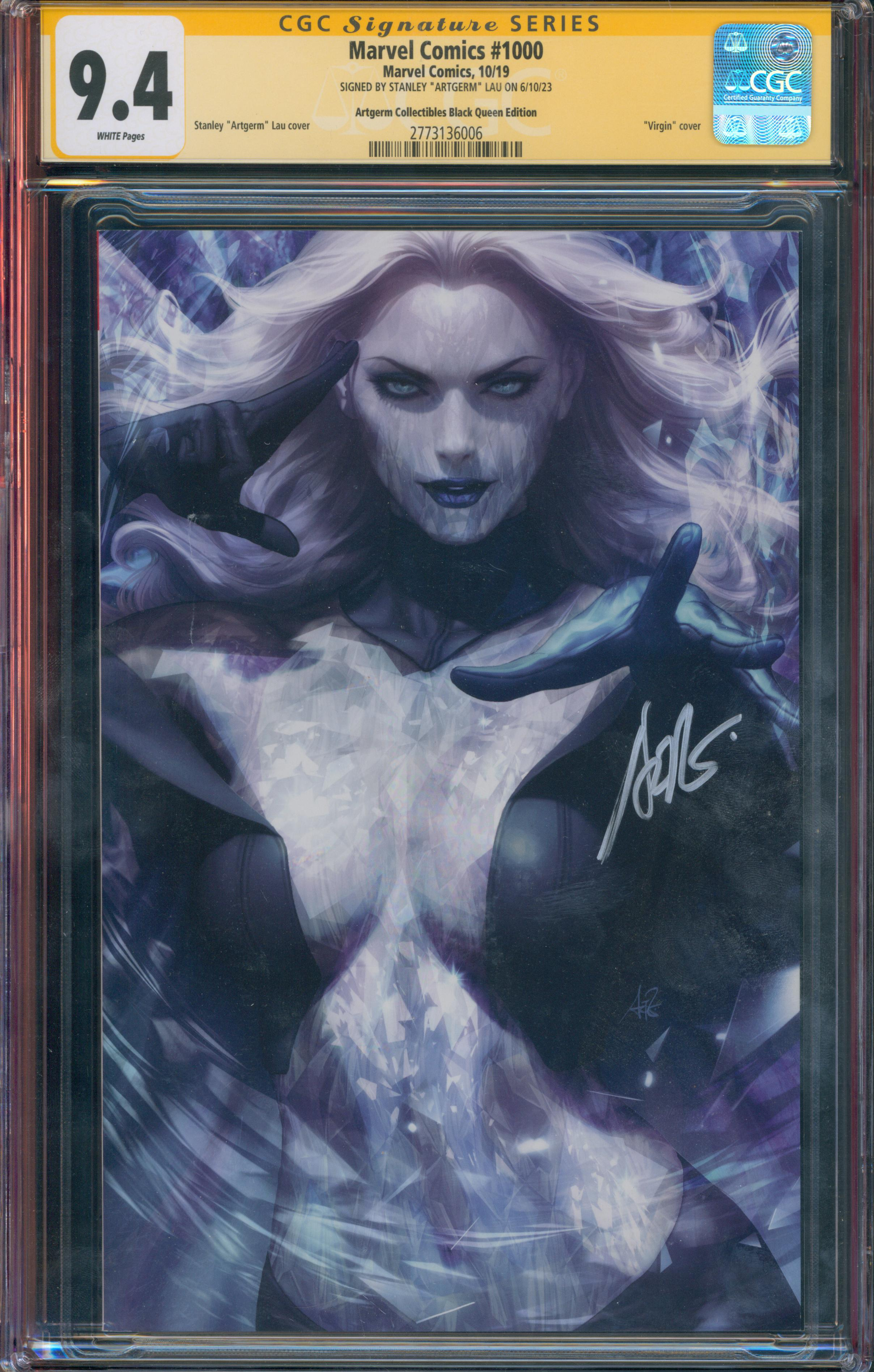 Marvel Comics #1000 |unterschrieben von Stanler Artgerm Lau|