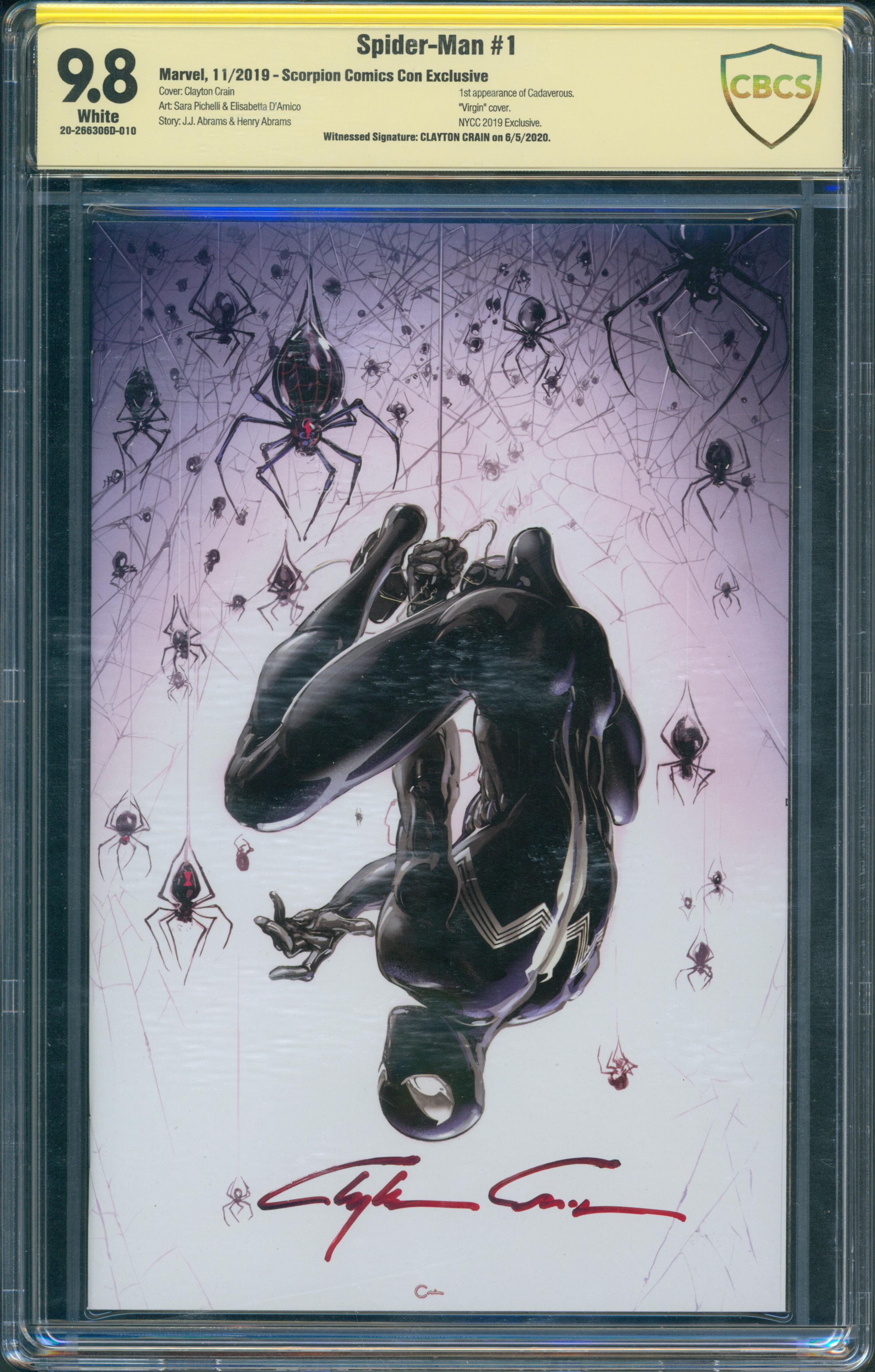 Spider-Man #1 | unterschrieben von Clayton Crane