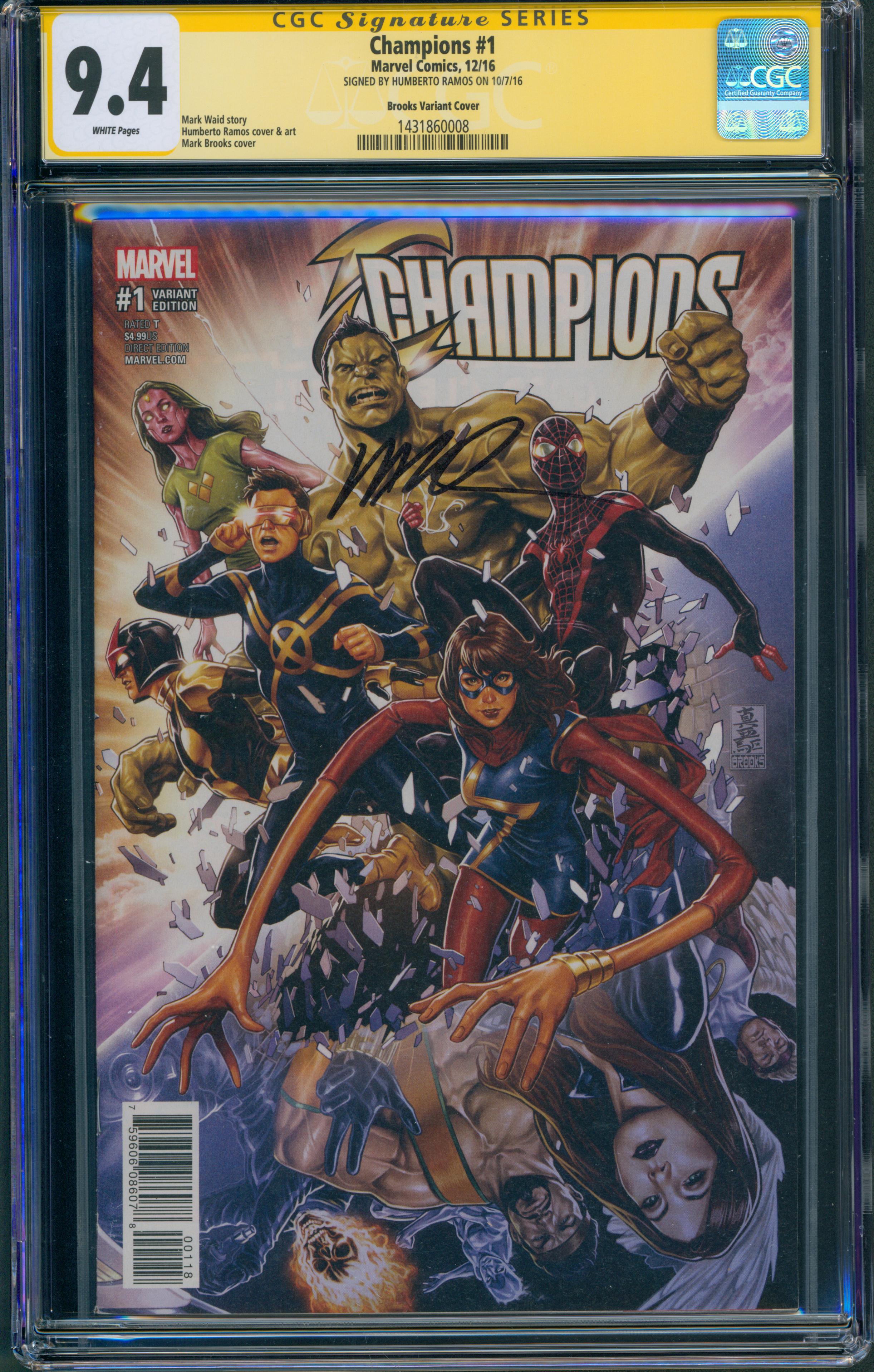 Champions #1 | Unterschrieben von Humberto Ramos