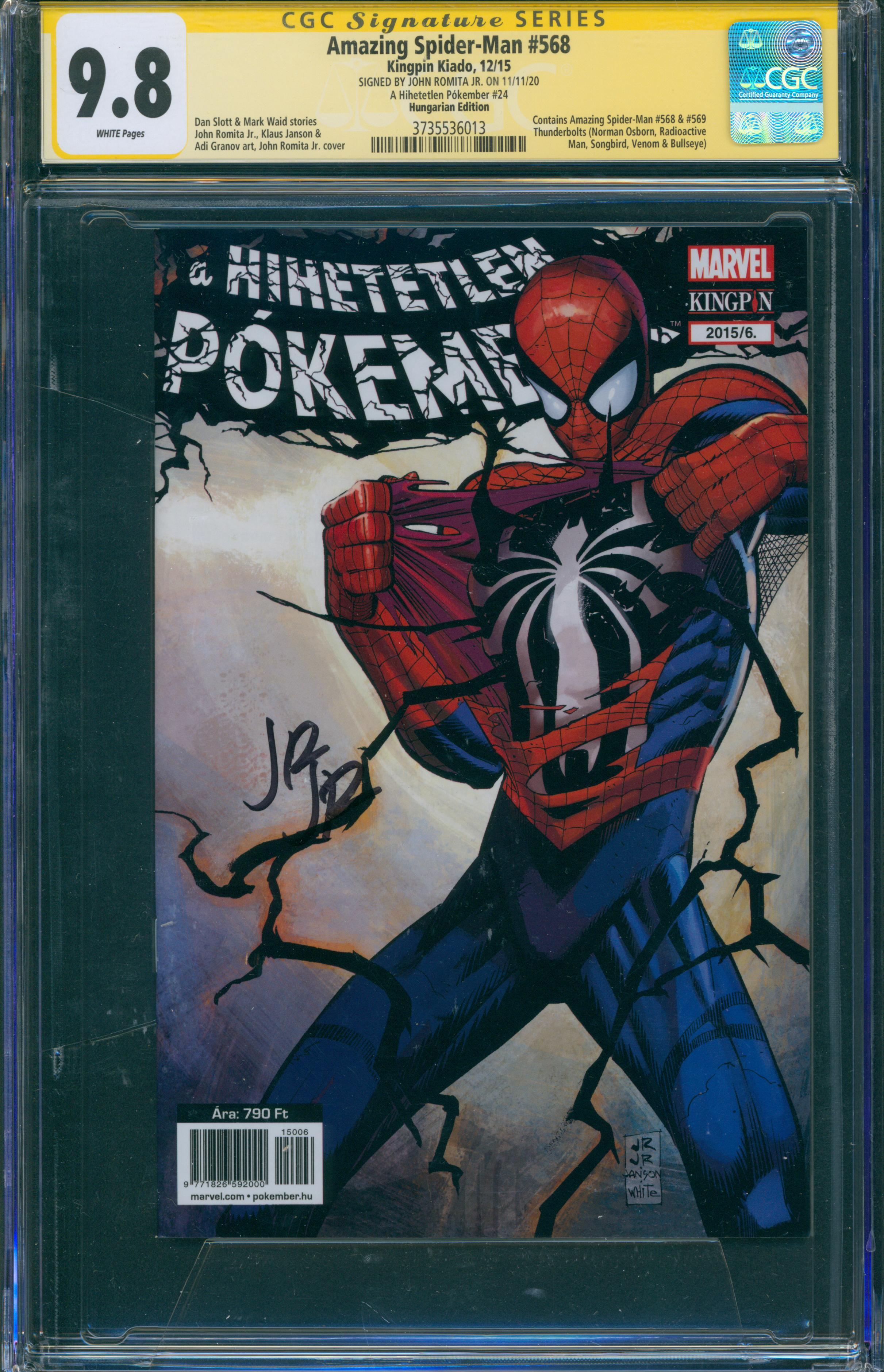 Amazing Spider-Man #568 | Unterschrieben von John Romita Jr.
