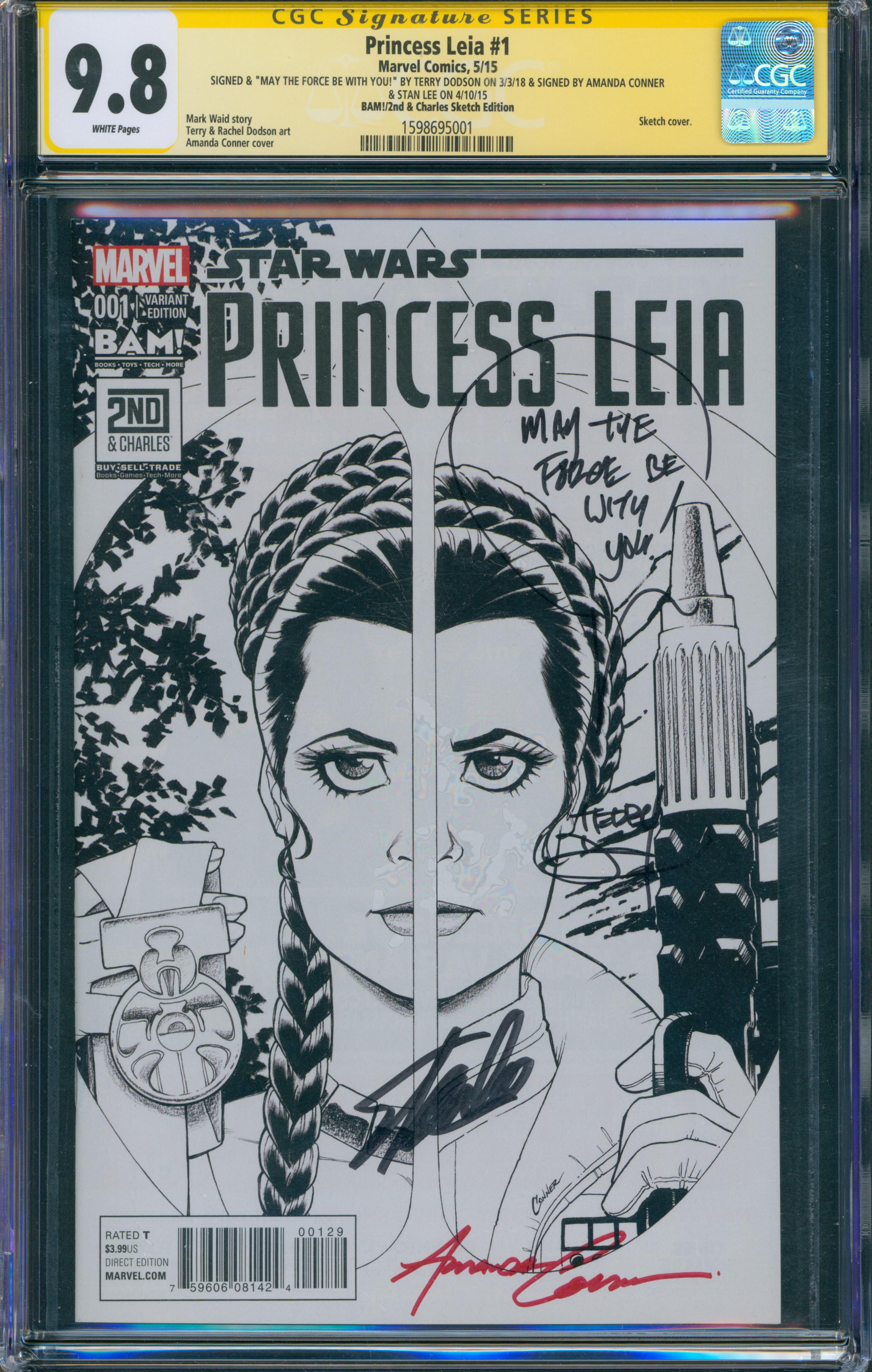 Princess Leia #1 | Unterschrieben von Terry Dodson, Amanda Conner & Stan Lee