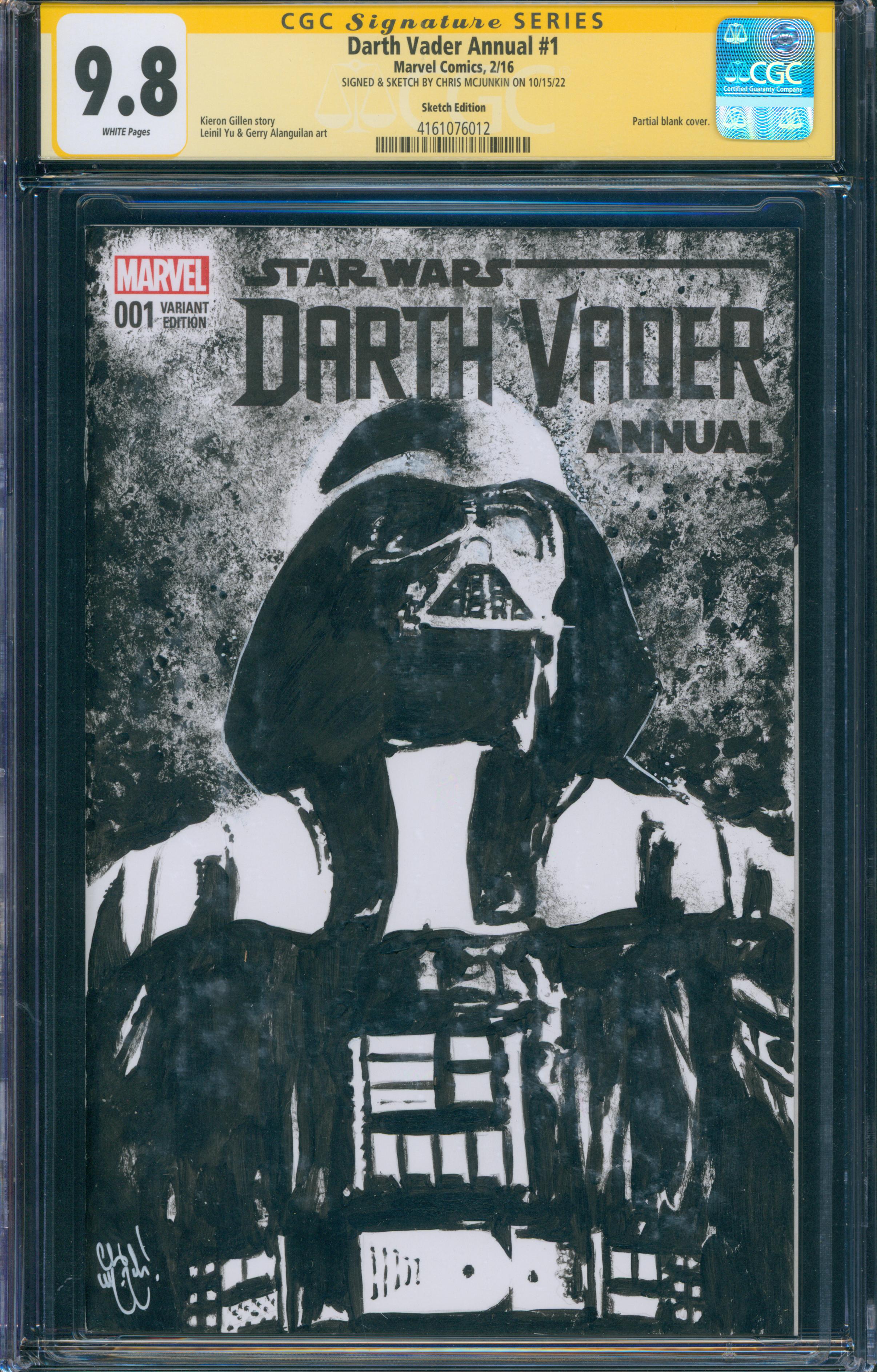 Darth Vader Annual #1 |Unterschrieben & Sketch von Chris McJunkin