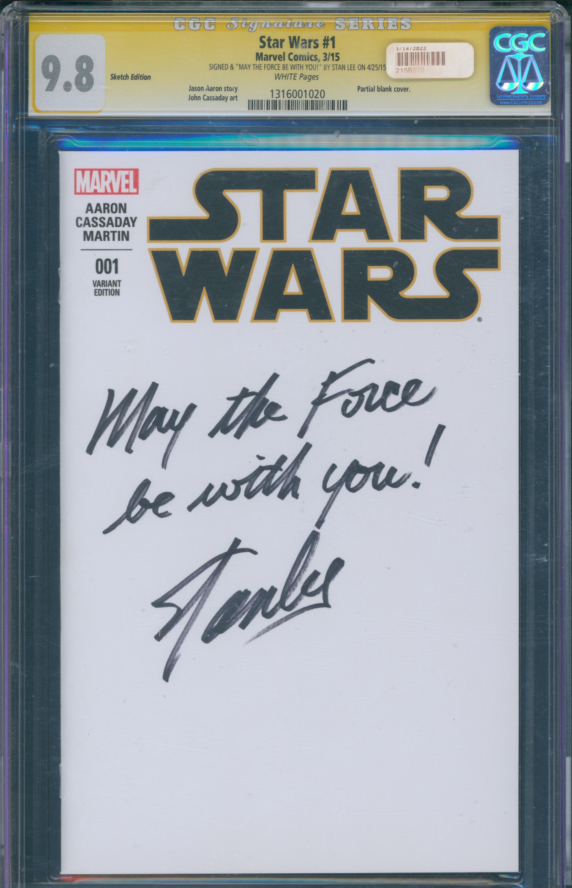 Star Wars #1 | Unterschrieben von Stan Lee