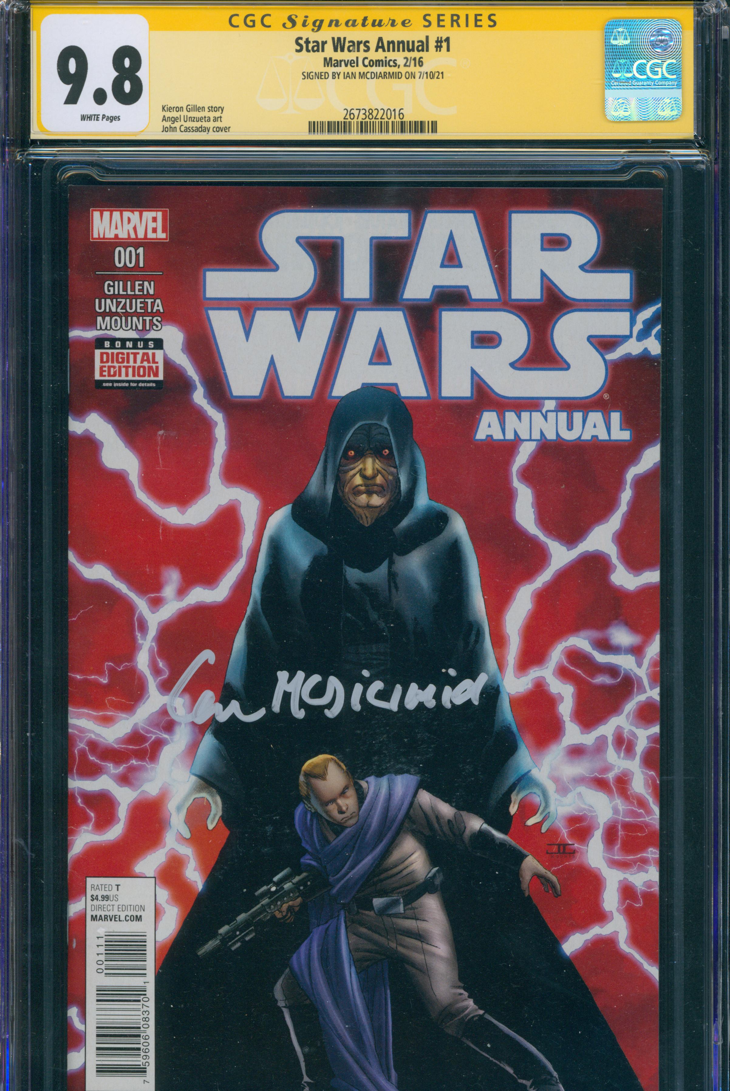 Star Wars Annual #1 | unterschrieben von Ian McDiarmid |