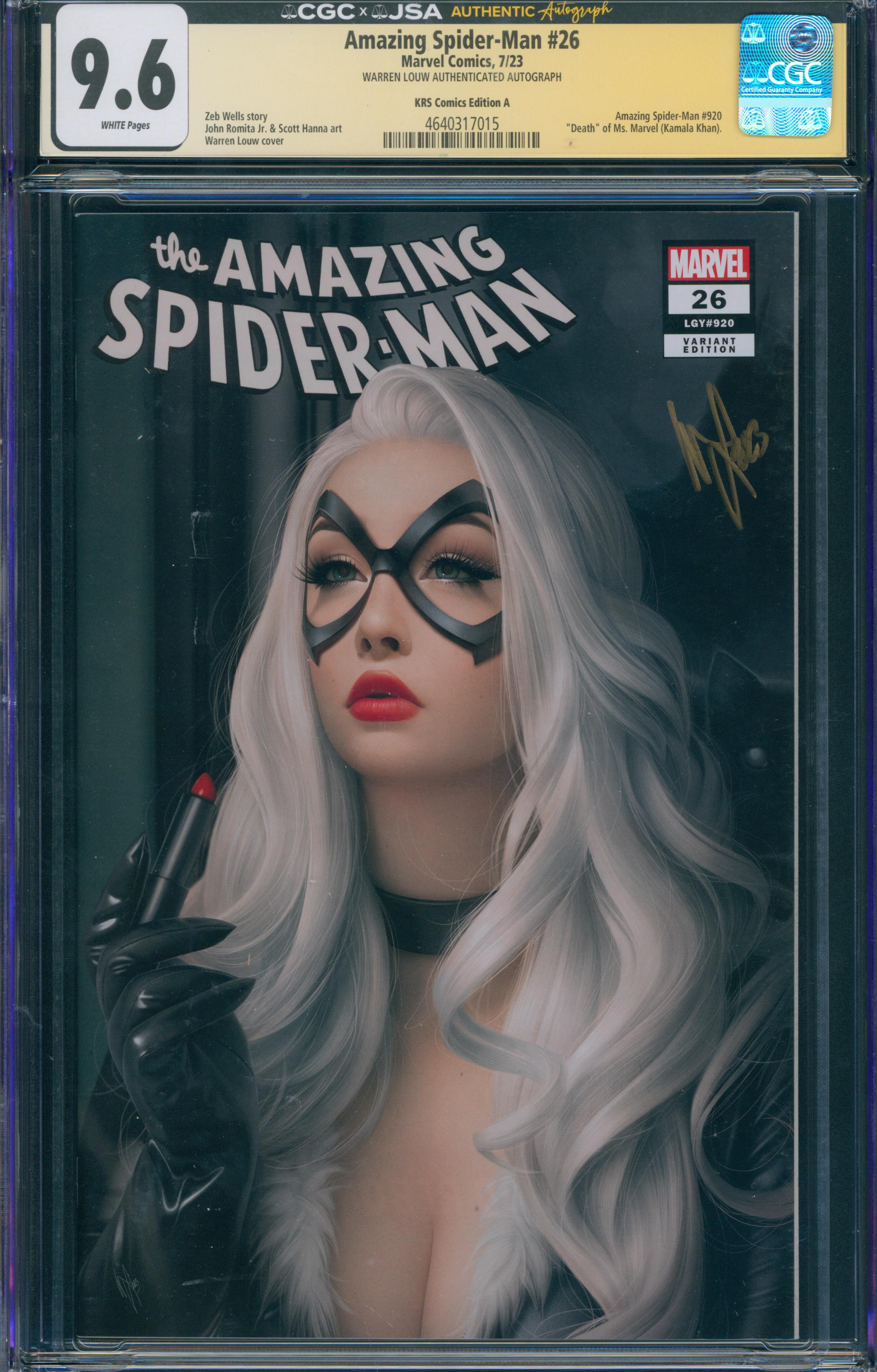 Amazing Spider-Man #26 | Unterschrieben von Warren Louw