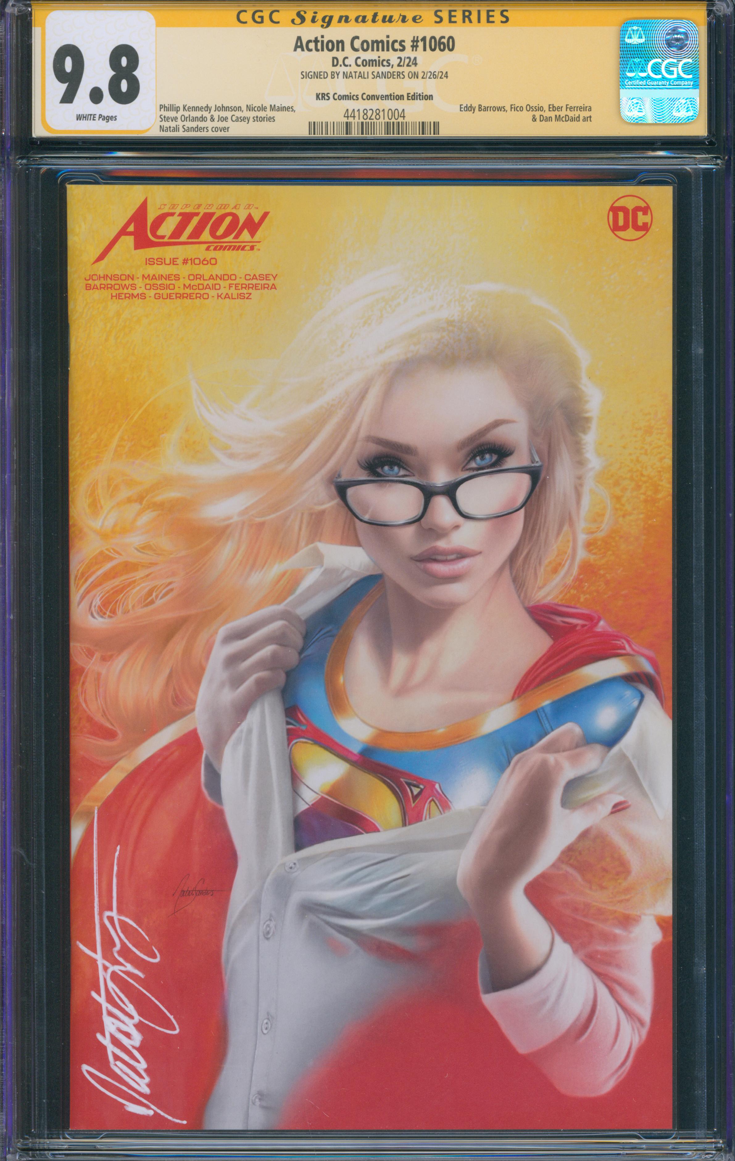 Action Comics #1060 | Unterschrieben von Natalie Sanders