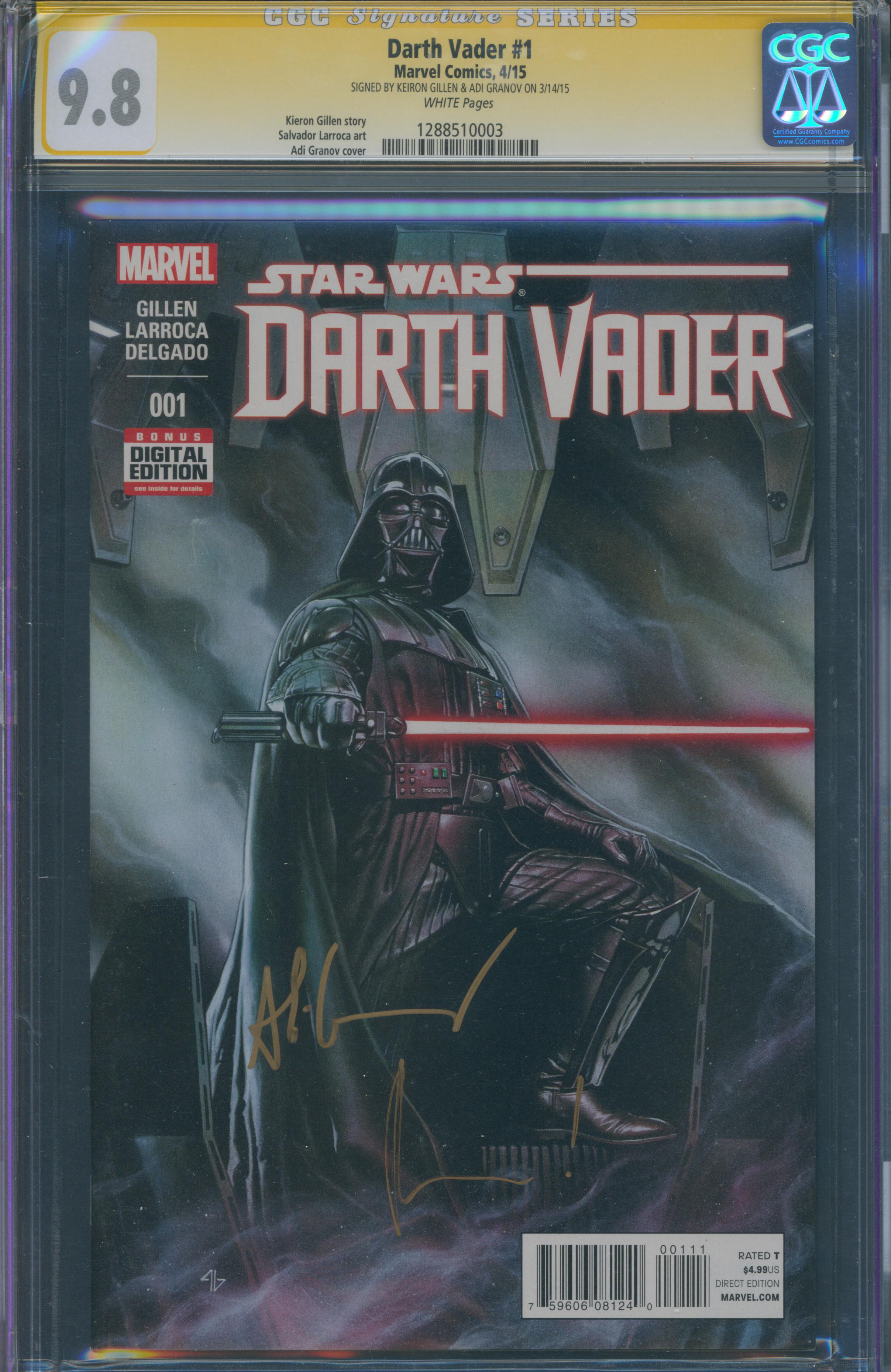 Darth Vader #1 | Unterschrieben von Keiron Gillan & Adi Granov