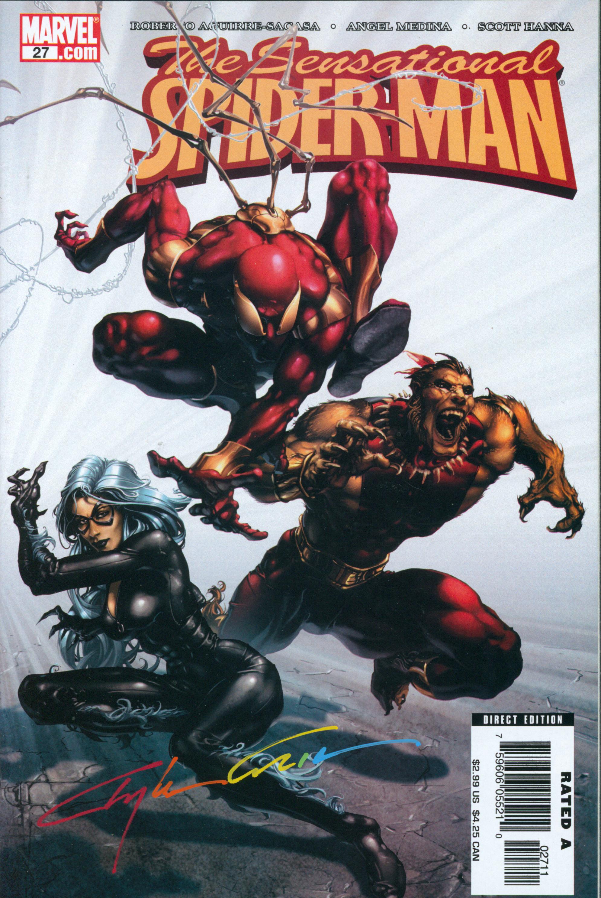 The Sensational Spider-Man #27 | Unterschrieben von Clayton Crane