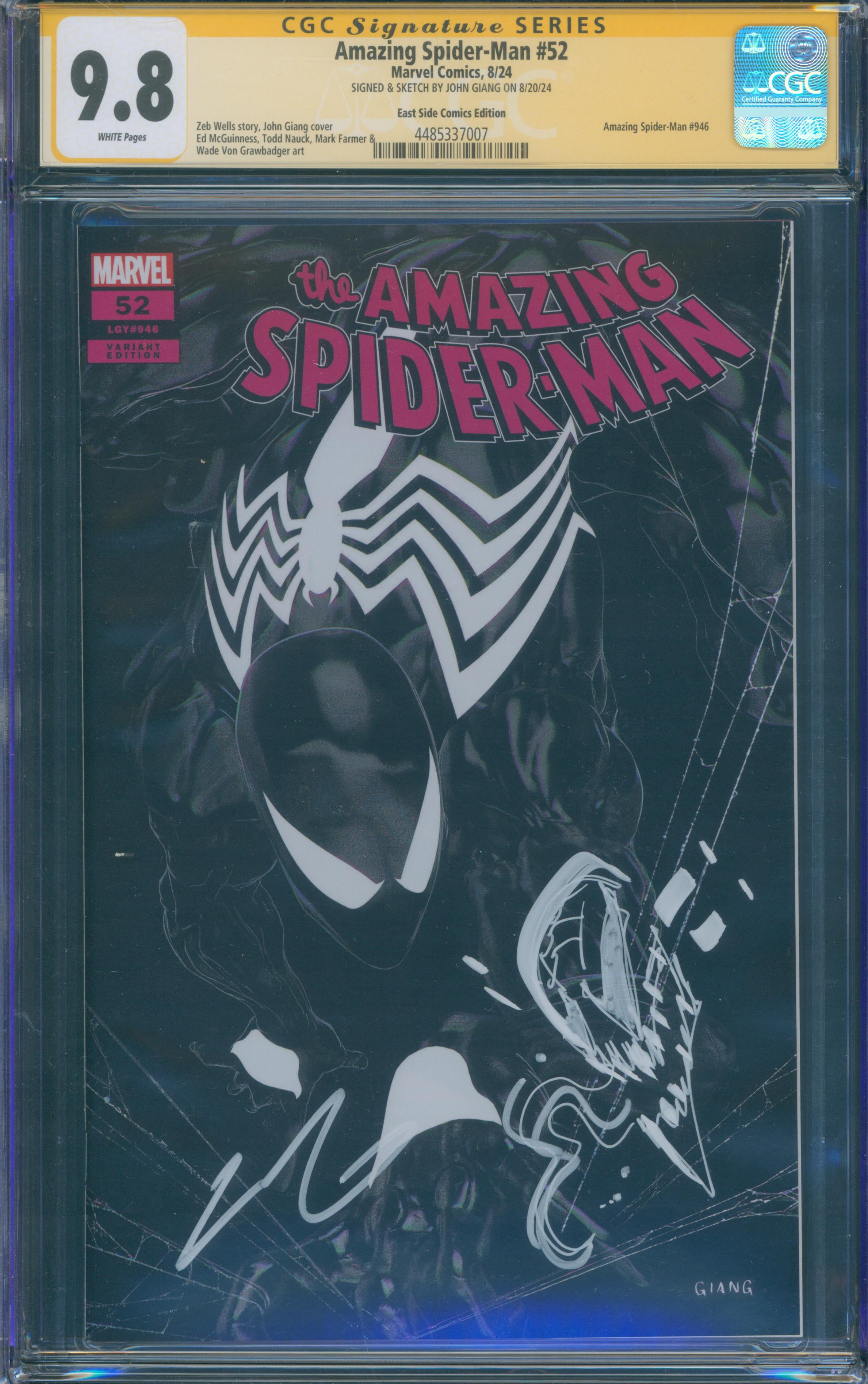Amazing Spider-Man #52 | unterschrieben von John Giang |