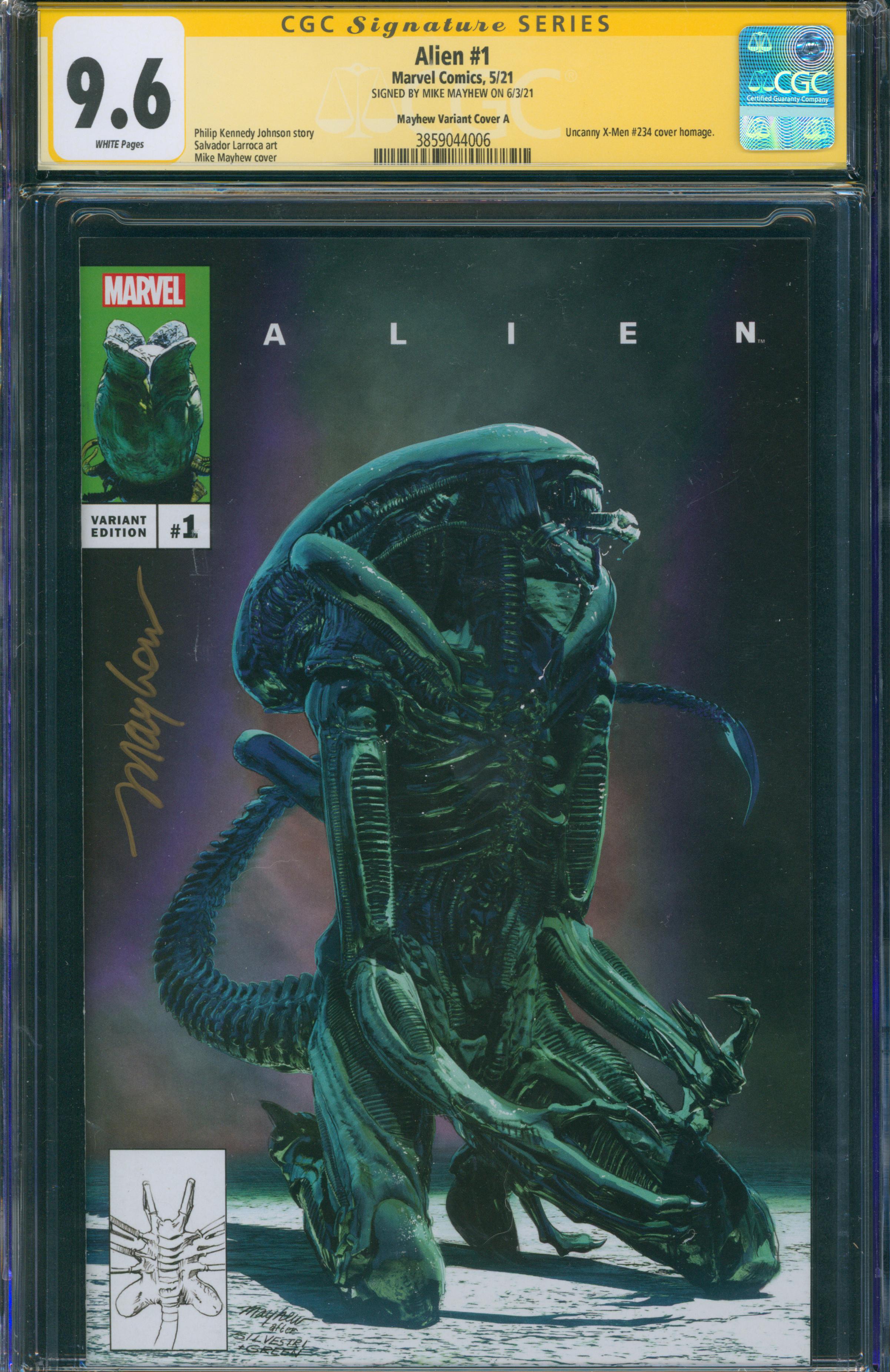 Alien #1 | unterschrieben von Mike Mayhew |