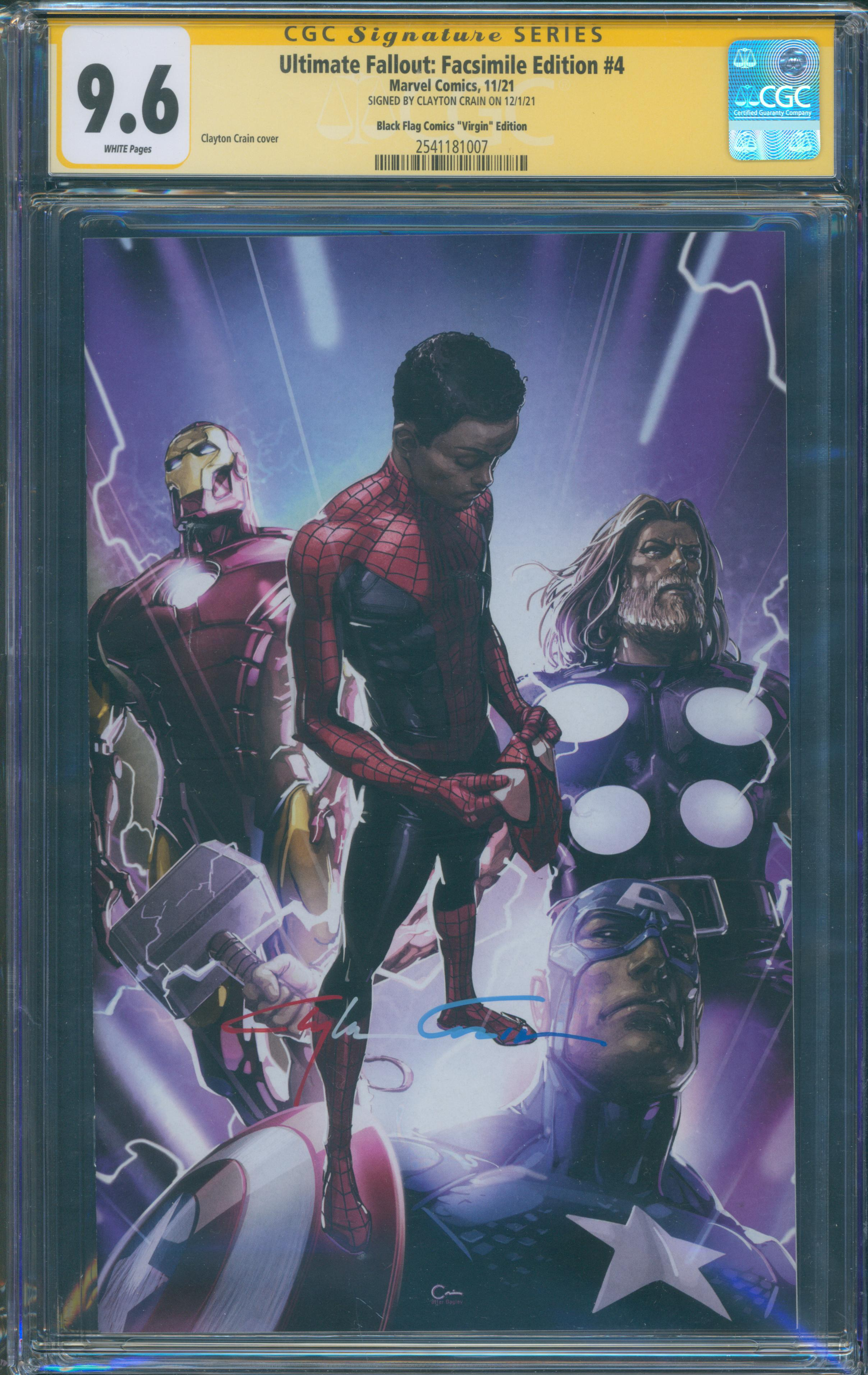 Ultimate Fallout: Facsimile Edition #4 | unterschrieben von Clayton Crain |