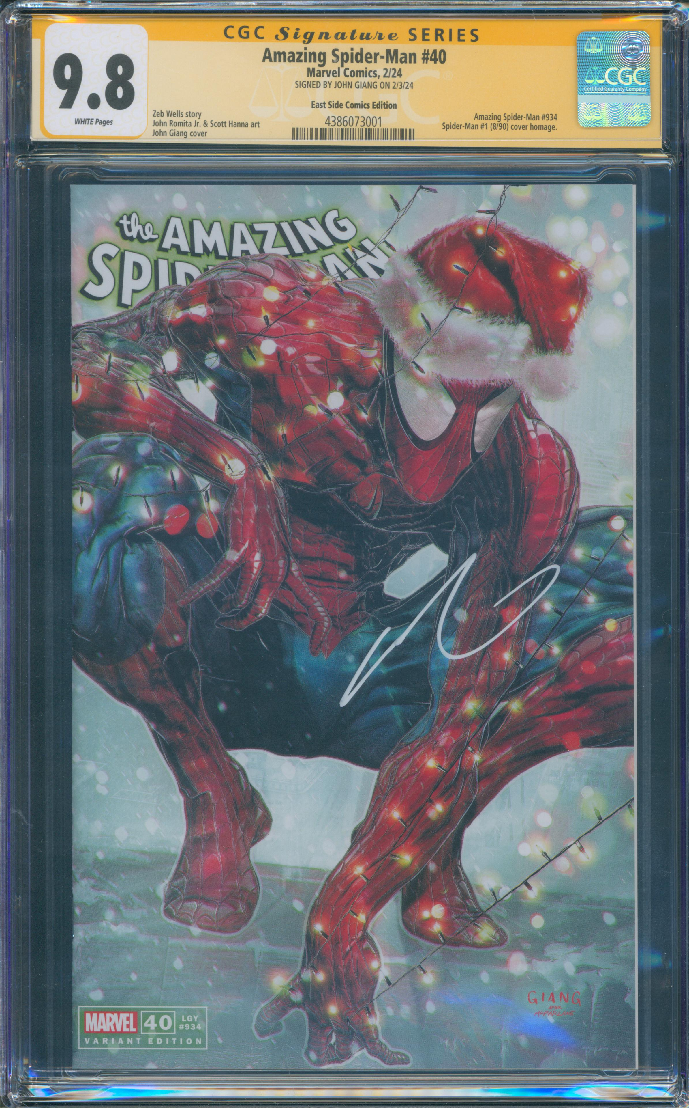 Amazing Spider-Man #40 | unterschrieben von John Giang |