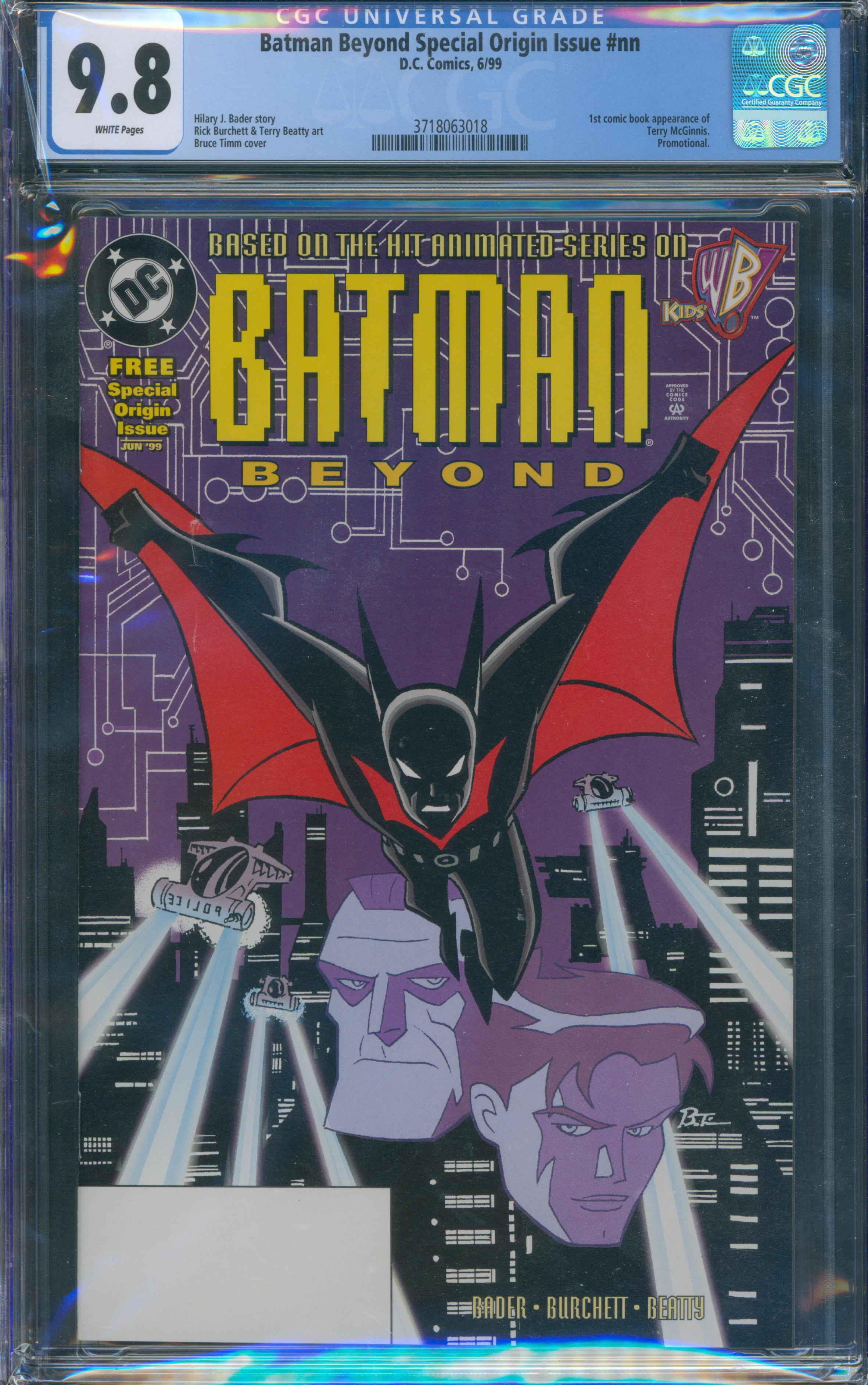 Batman Beyond Special Origin Issue #nn
