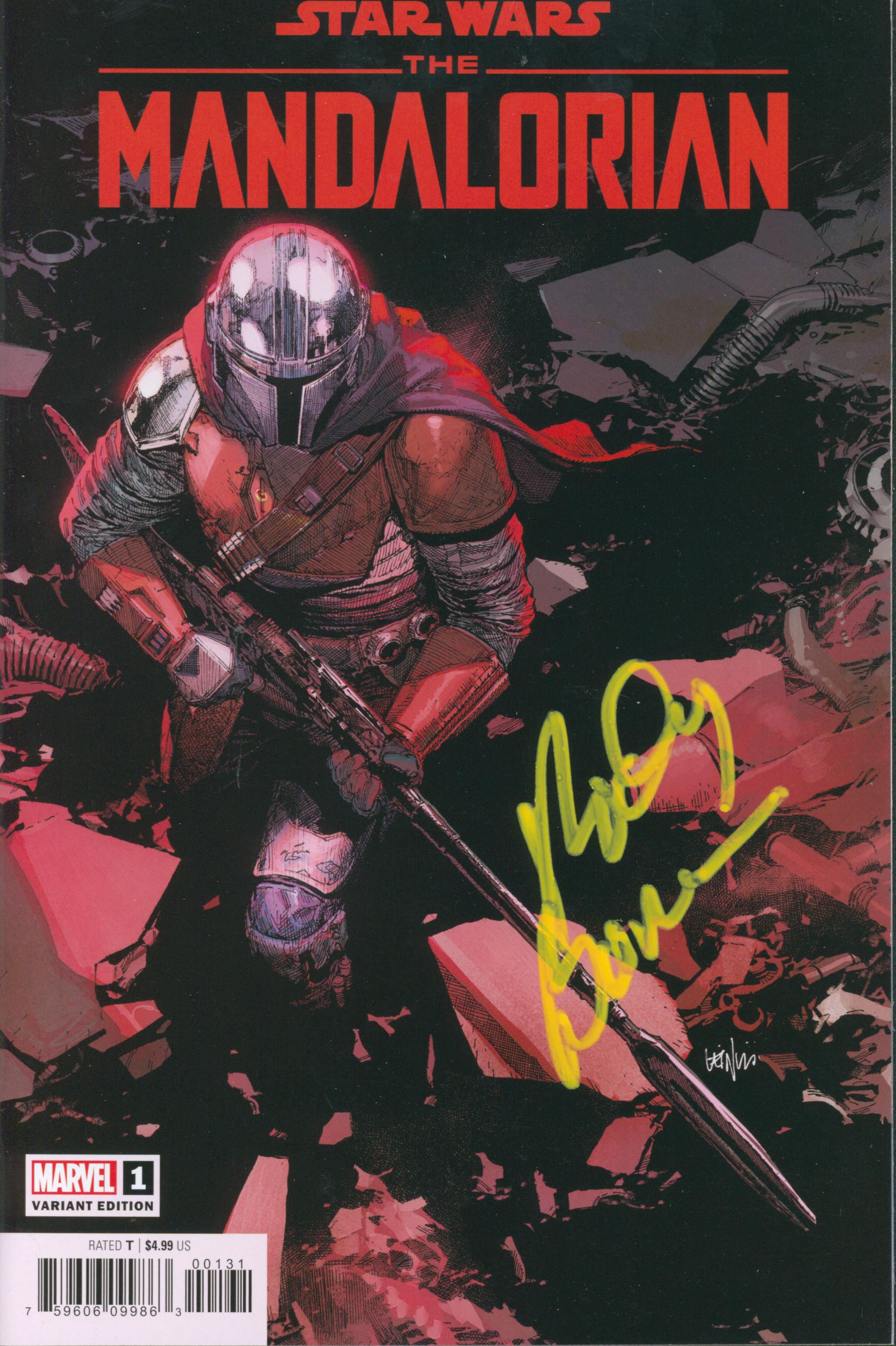 Star Wars The Mandalorian #1 | unterschrieben von Rodney Barnes