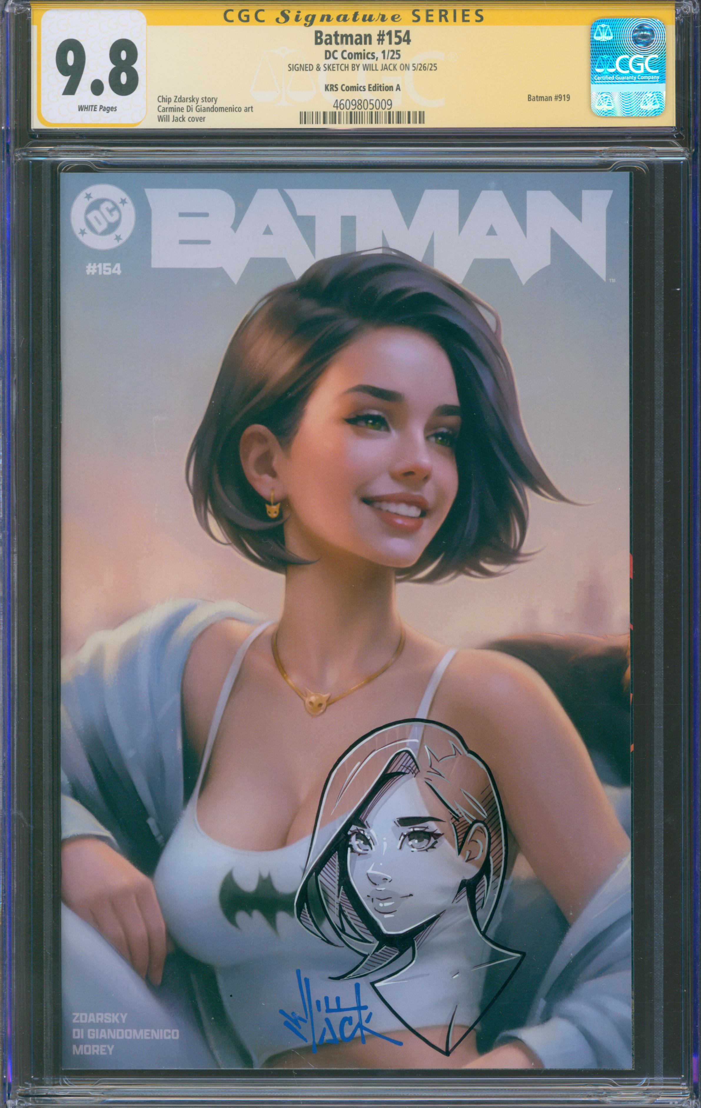 Batman #154 | unterschrieben & sketched von Will Jack