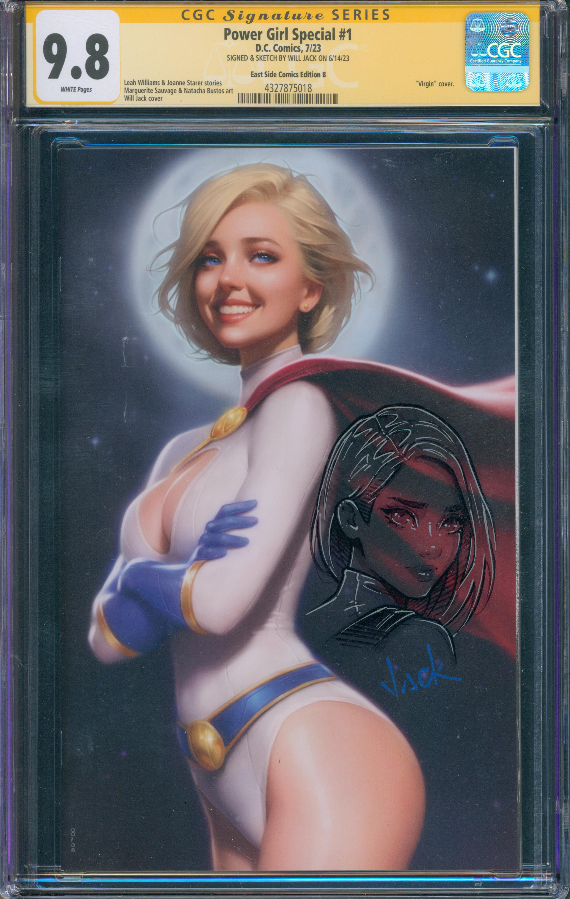 Powe Girl Special #1 | unterschrieben & Sketch von Will Jack