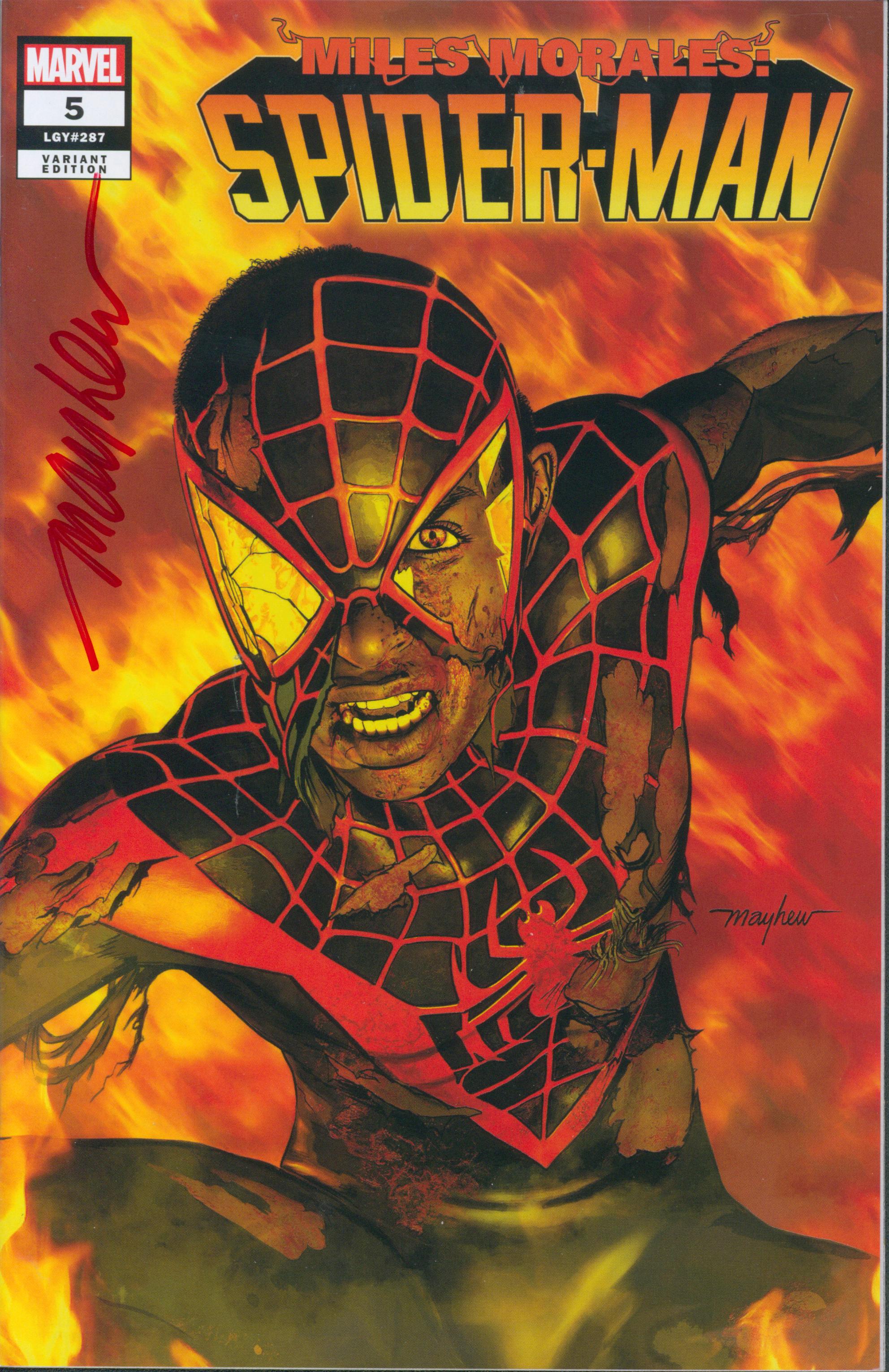 Miles Morales: Spider-Man #5| unterschrieben von Mike Mayhew
