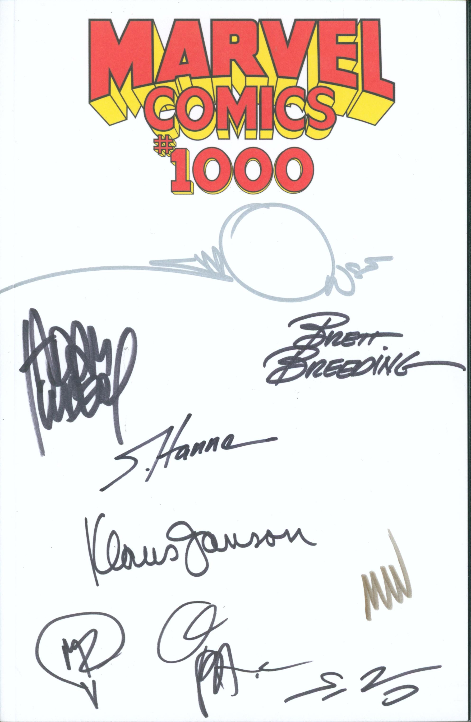 Marvel Comics #1000 | 9x Unterschrieben! (Simonson, Janson und co.)