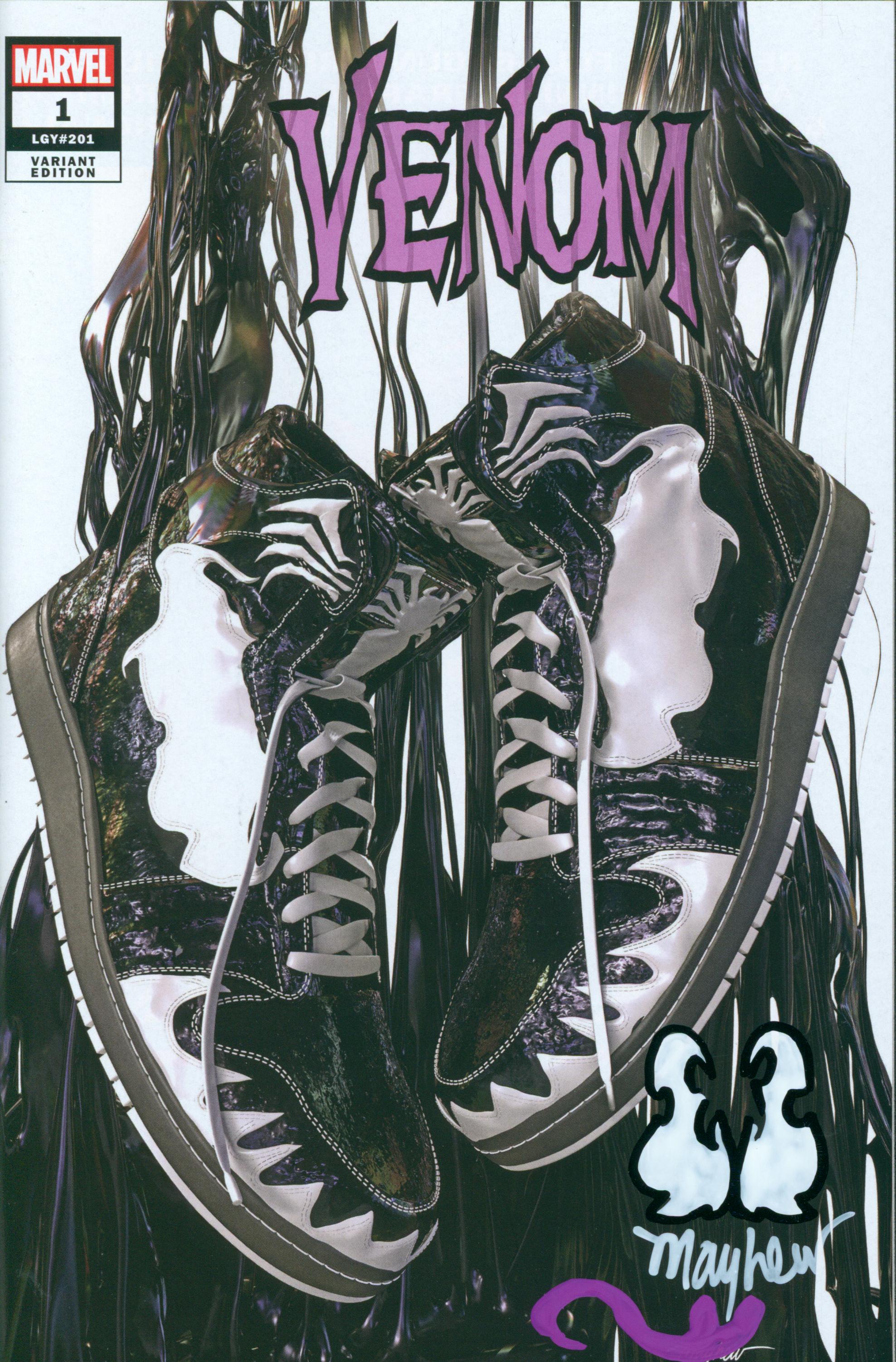 Venom #1 | Unterschrieben & Sketch von Mike Mayhew