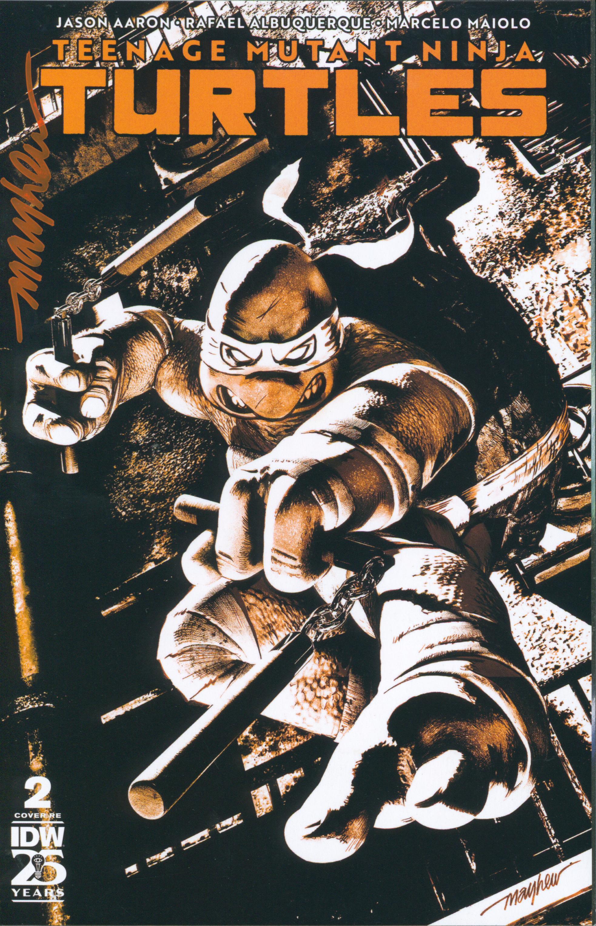 TMNT #1-#4 Set | Unterschrieben von Mike Mayhew