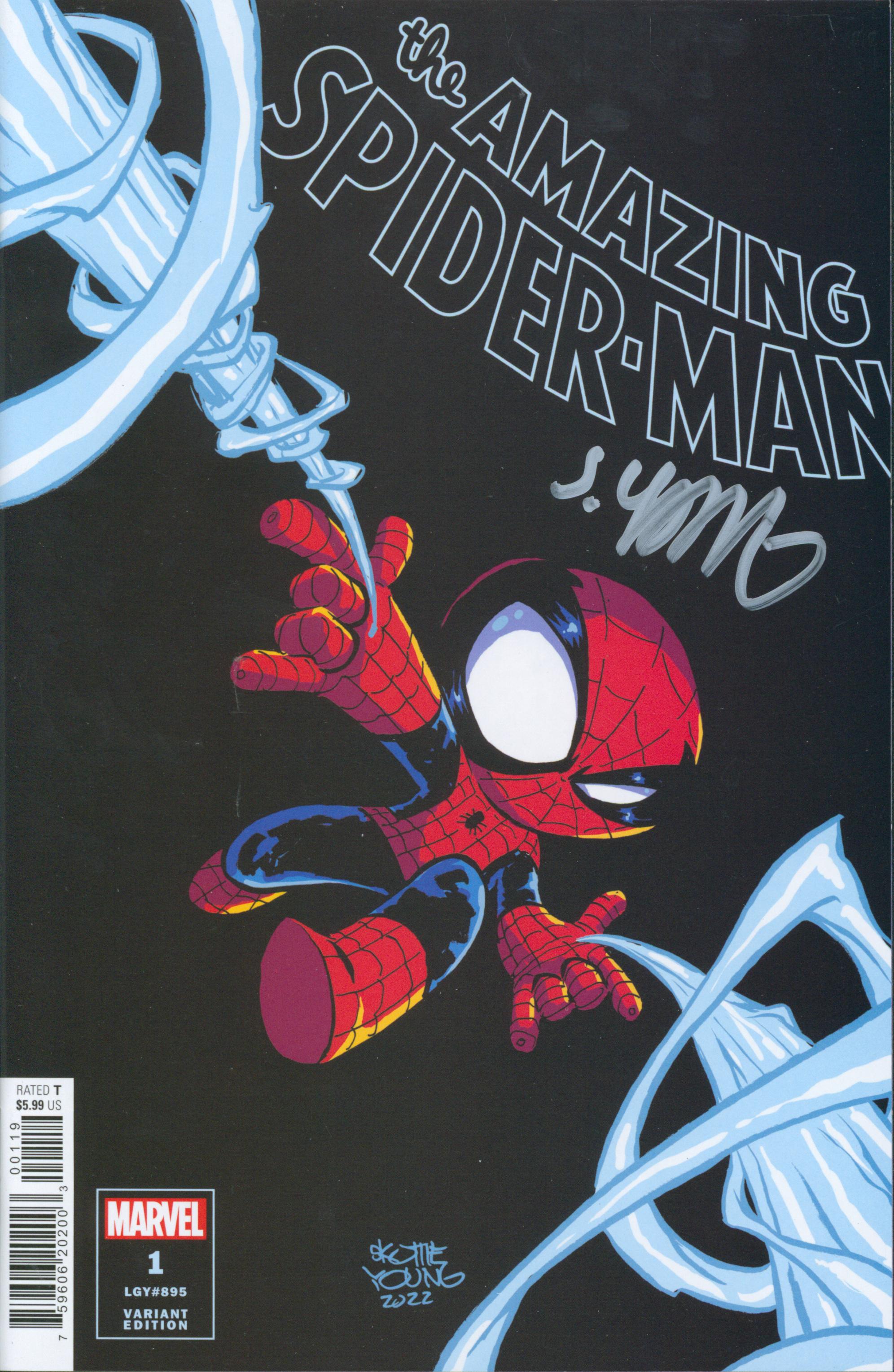 Amazing Spider-Man #1 | Unterschrieben von Skottie Young