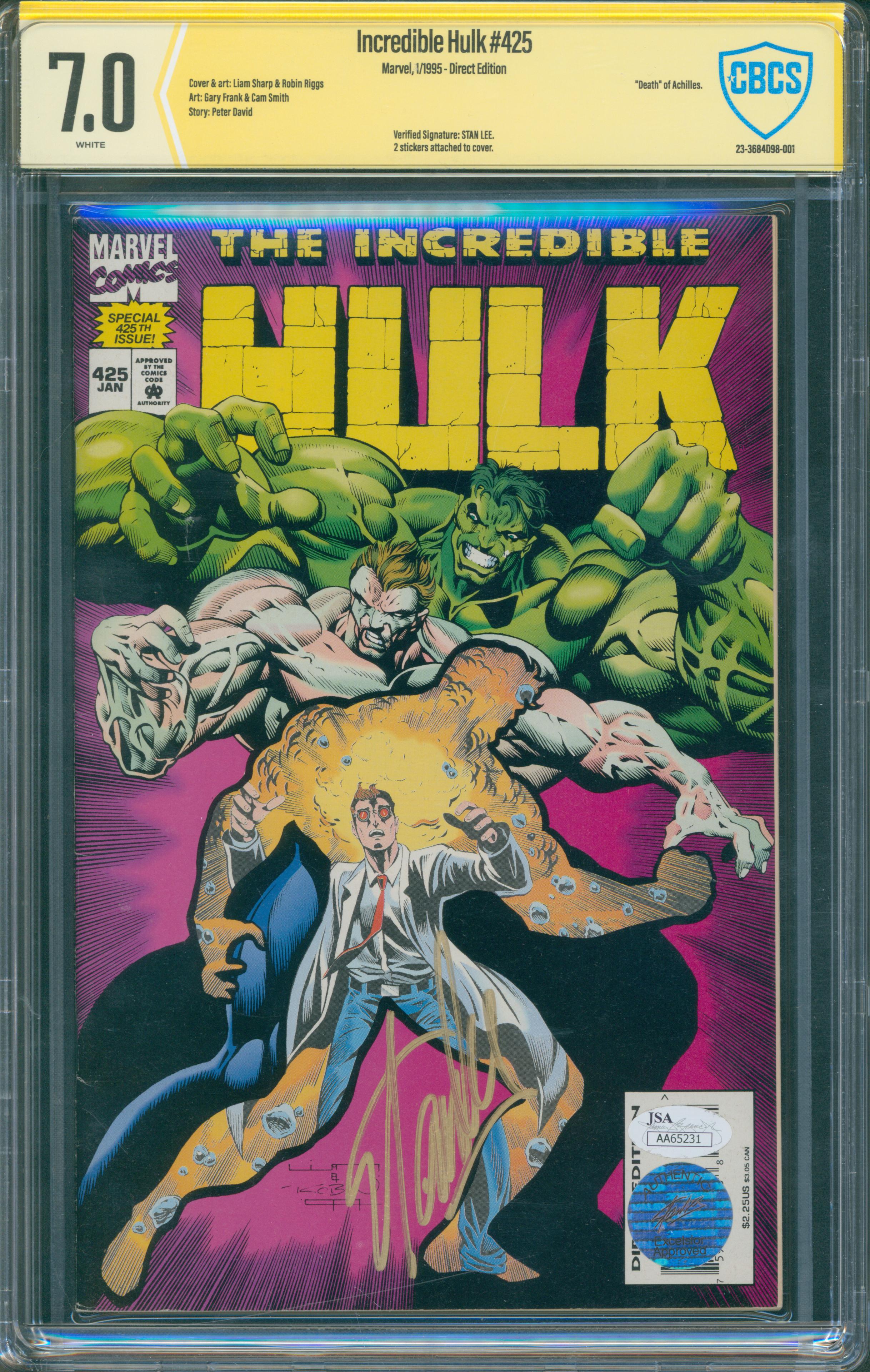 Incredible Hulk #425 | unterschrieben von Stan Lee
