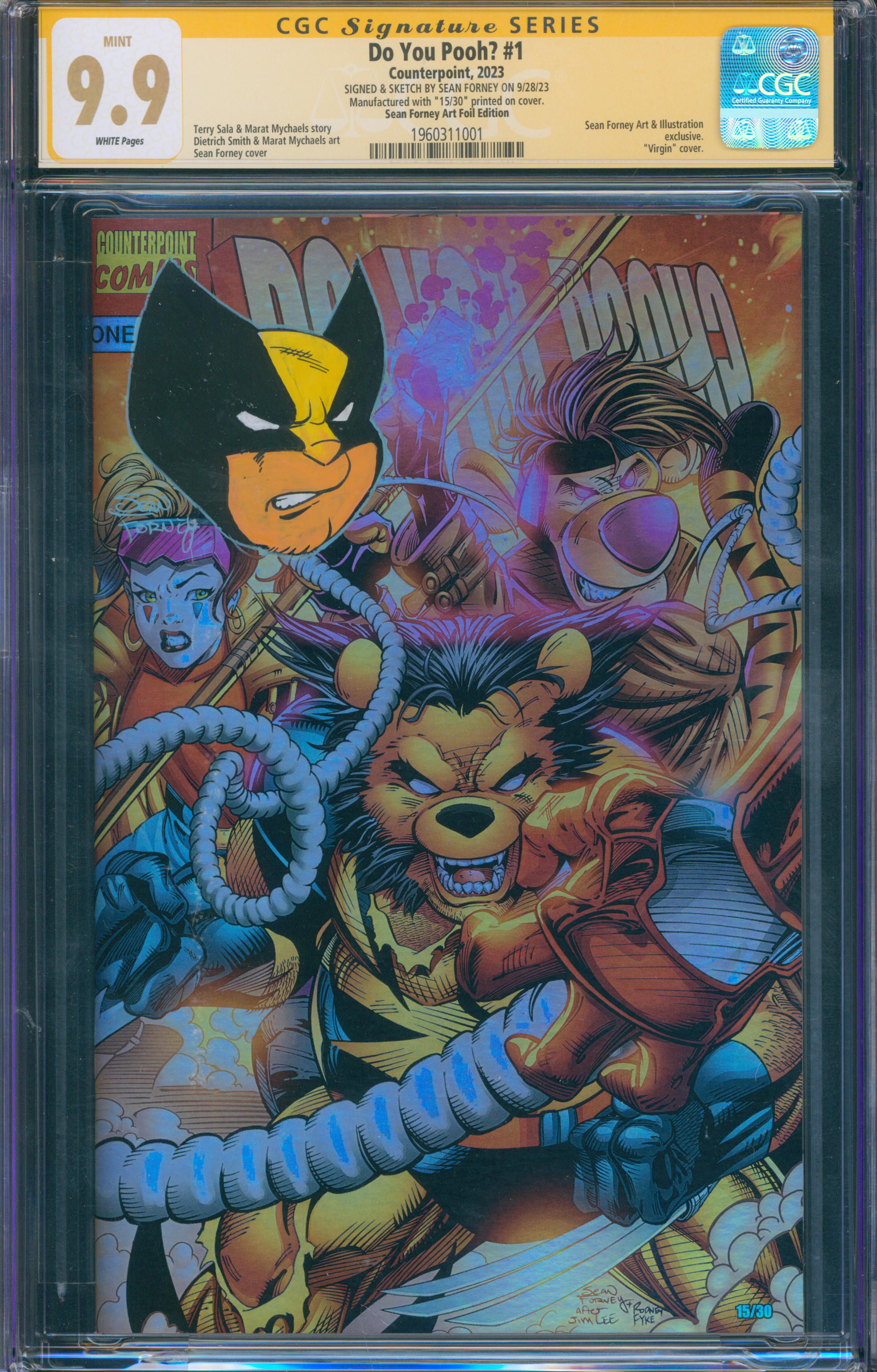 Do You Pooh #1 | unterschrieben und Sketch von Sean Forney -9.9-
