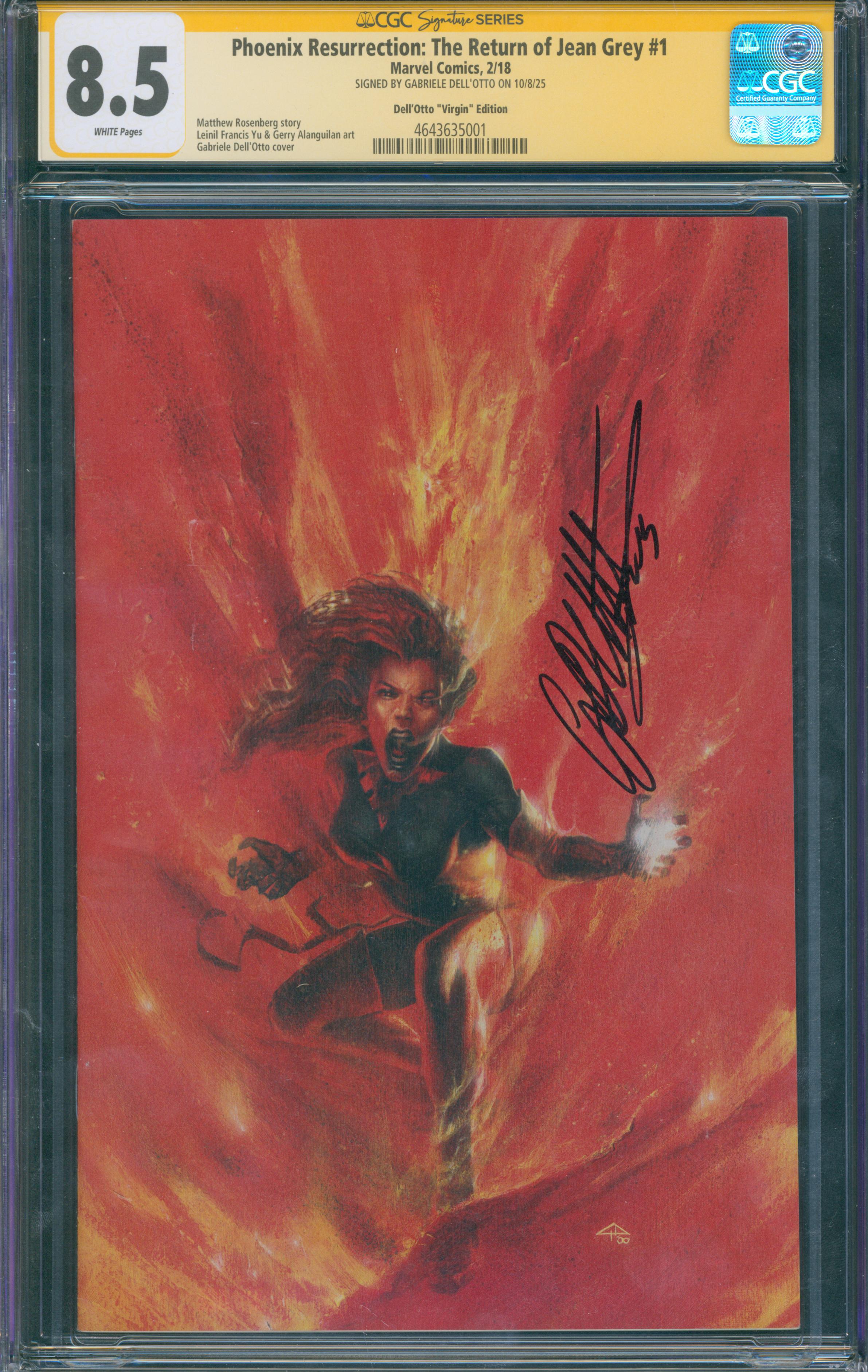Phoenix Resurrection: The Return of Jean Grey #1 | unterschrieben von Dell´Otto