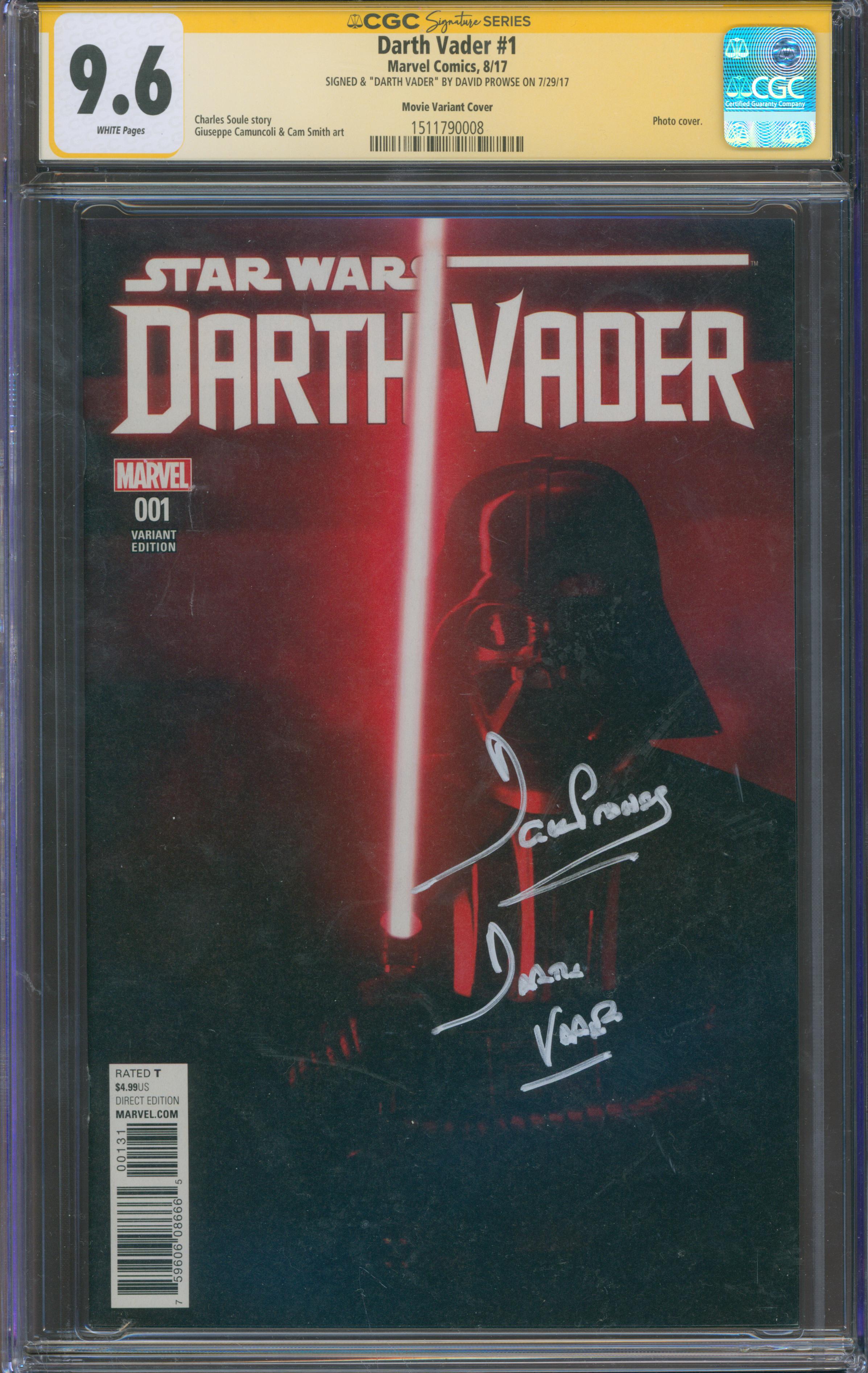 Darth Vader #1 | Unterschrieben von David Prowse