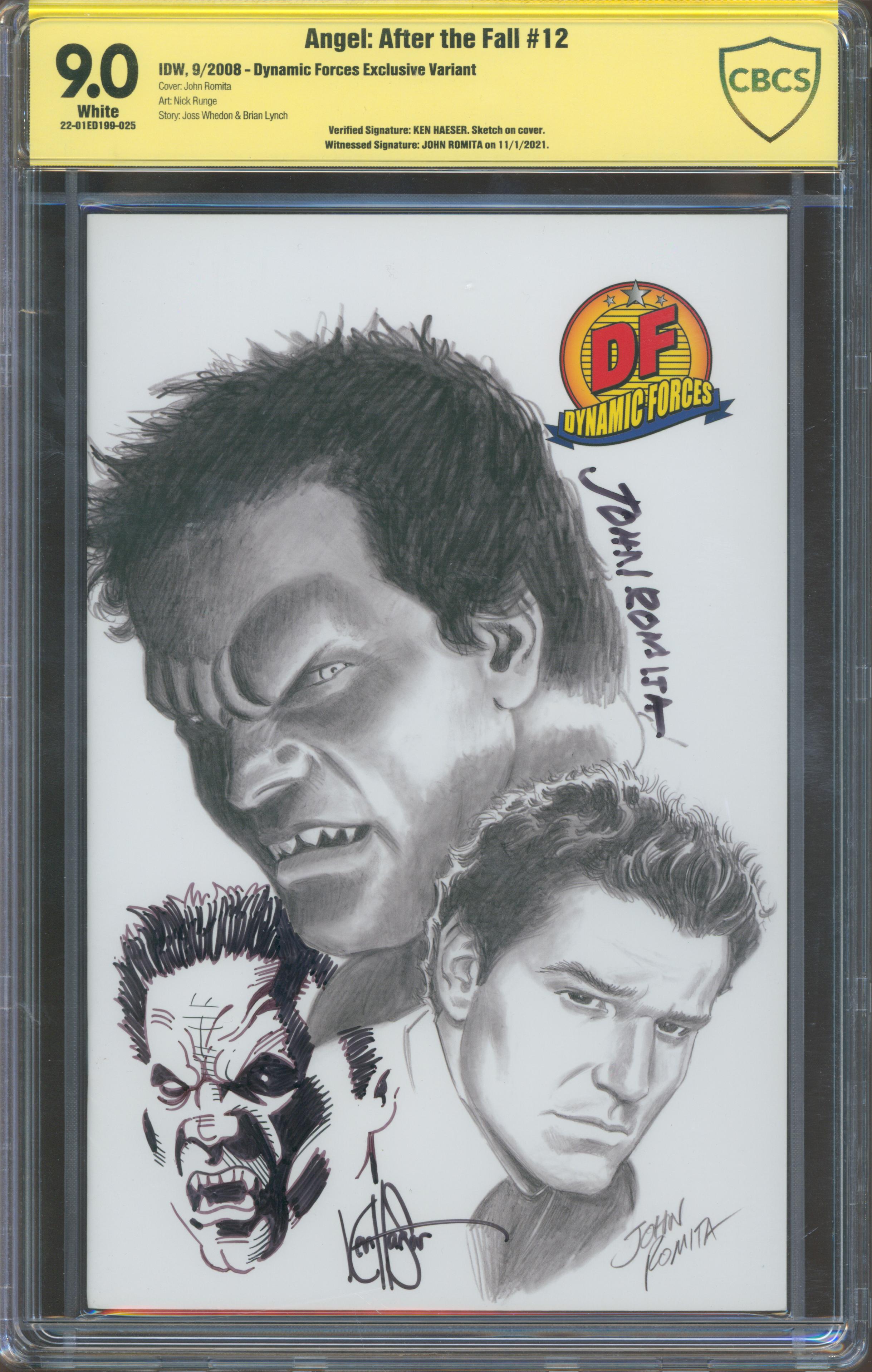 Angel: After the Fall #12 | Unterschrieben von Ken Heaser with Sketch & Unterschrieben John Romita