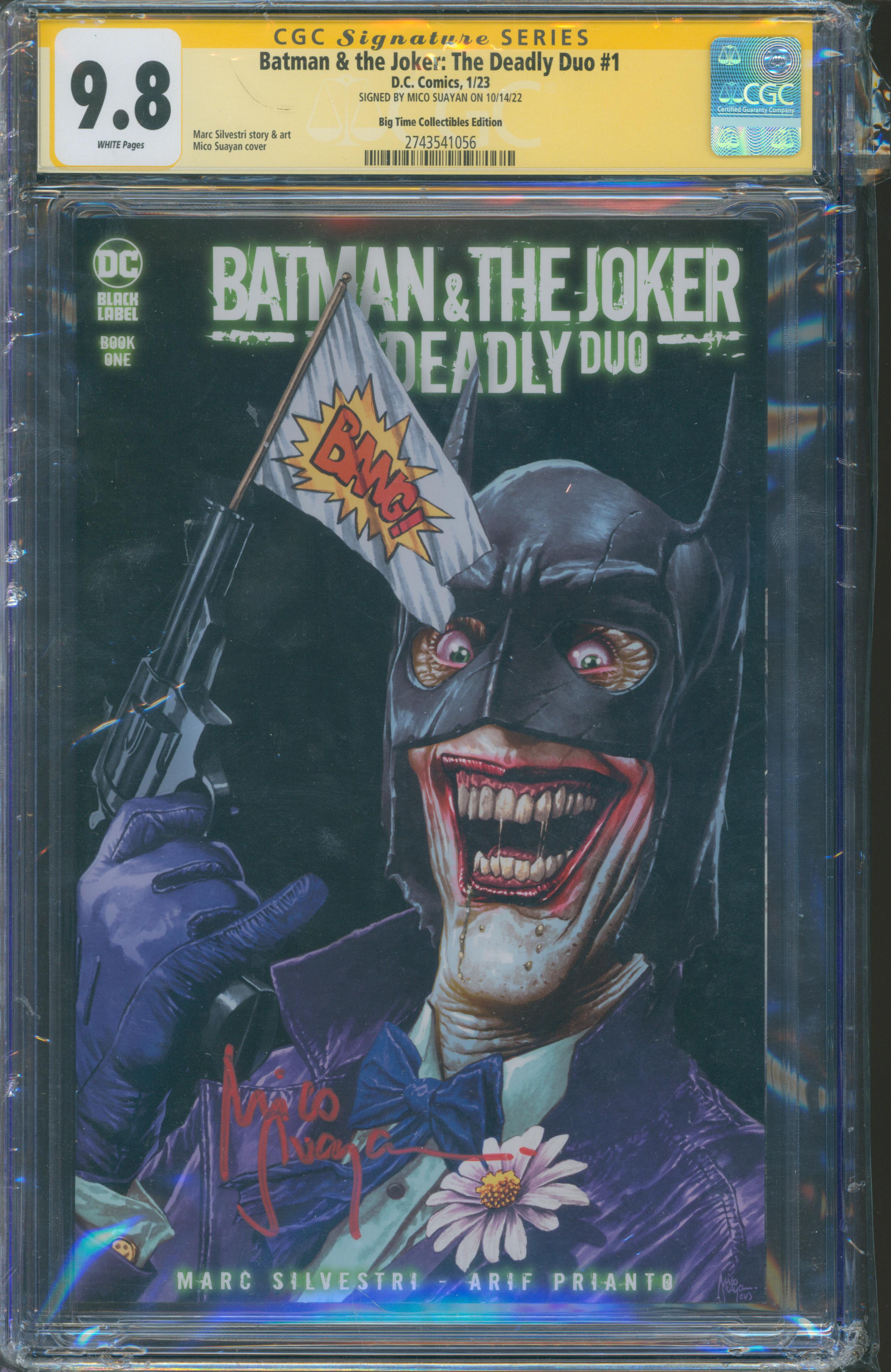 Batman & The Joker: Deadly Duo #1 | Unterschrieben von Mico Suayan