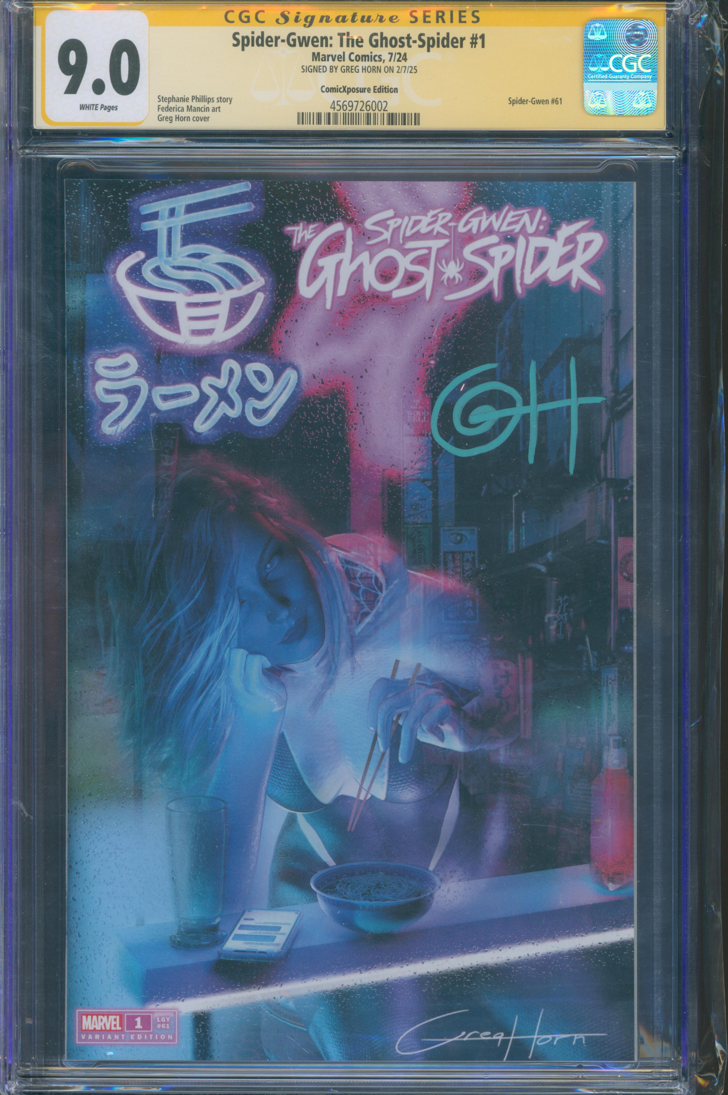 Spider-Gwen #1 | Unterschrieben von Greg Horn