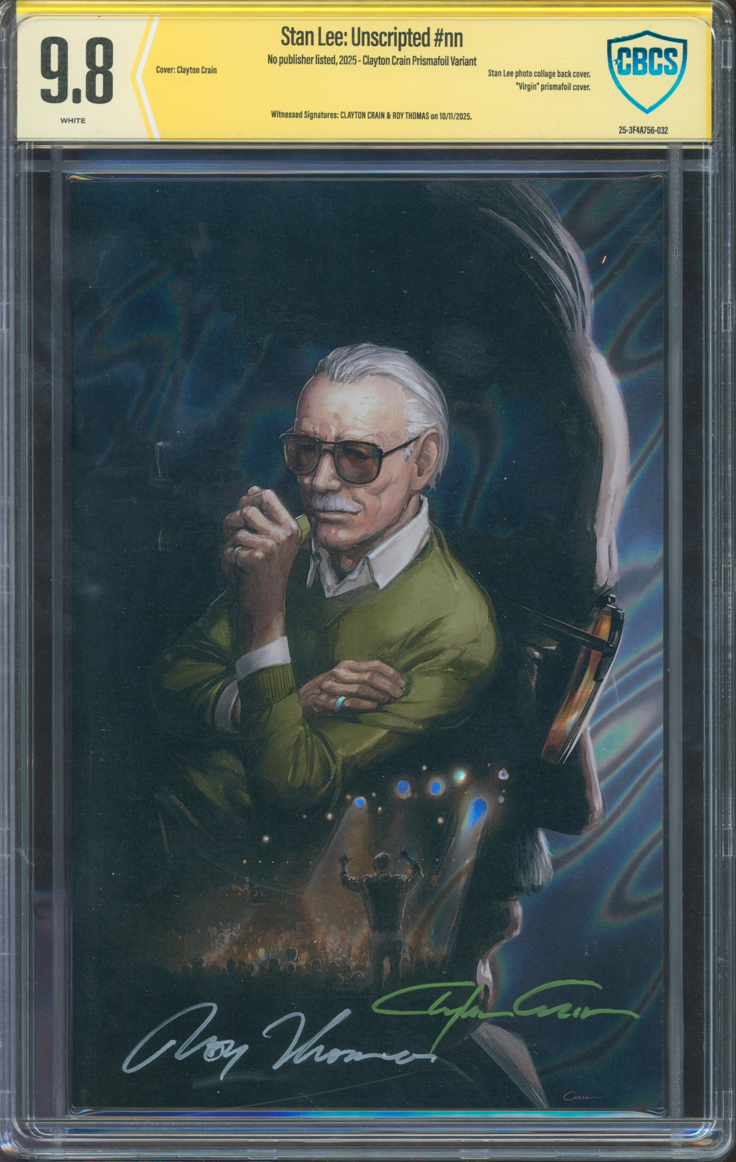 Stan Lee: Unscripted | Unterschrieben von Clayton Crain & Roy Thomas