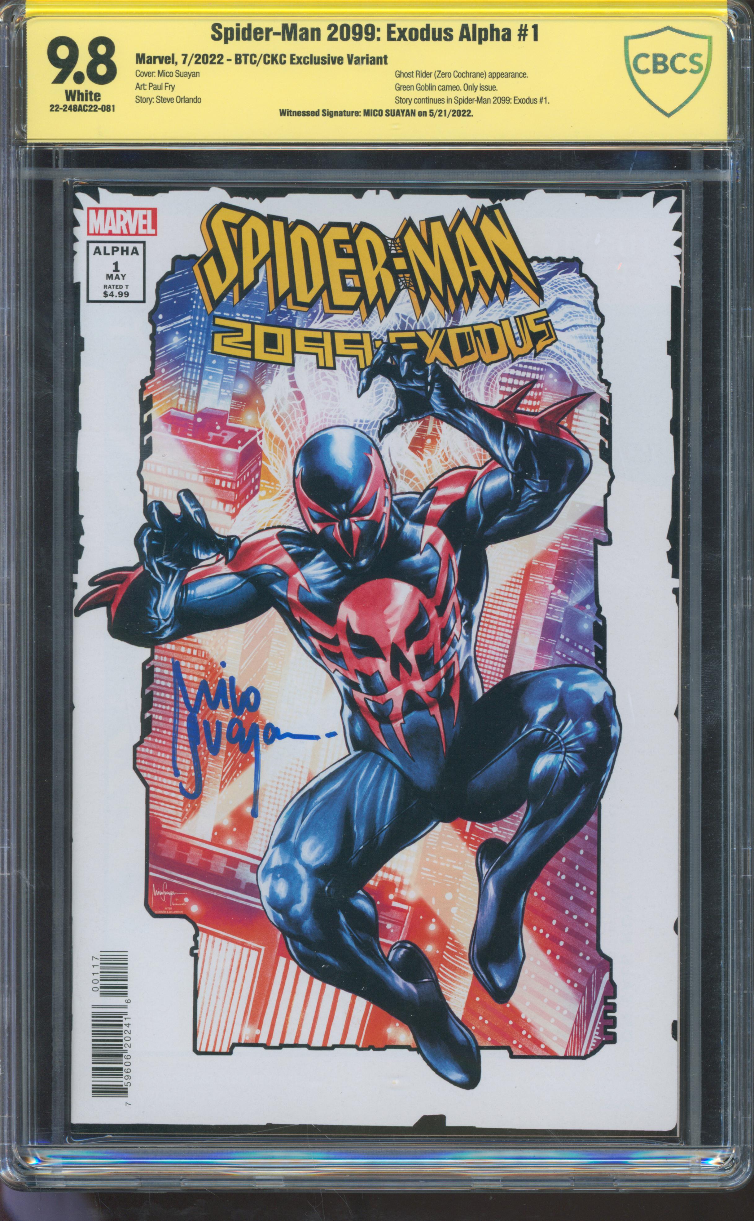 Spider-Man 2099: Exodus #1 | Unterschrieben von Mico Suayan