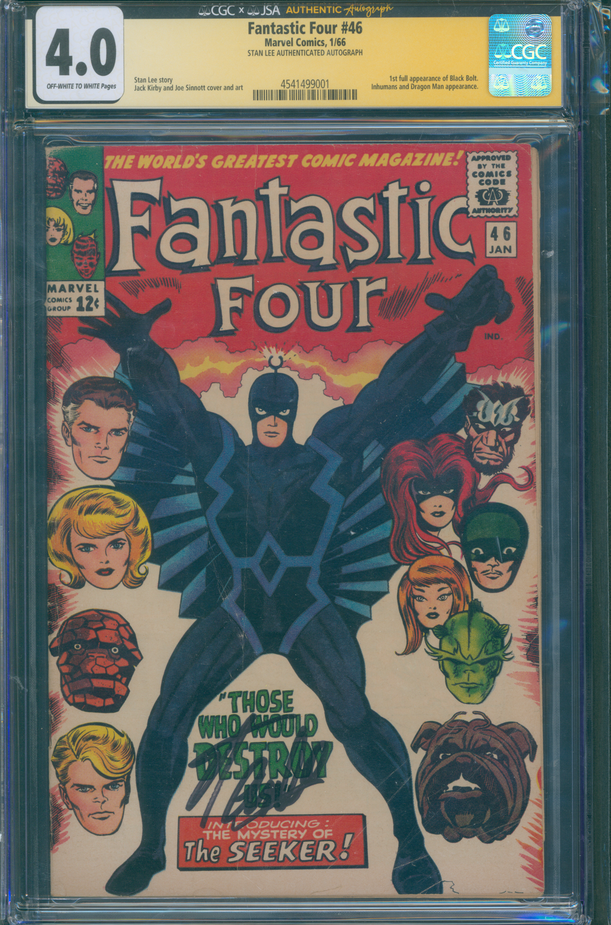 Fantastic Four #46 - Signed Stan Lee!