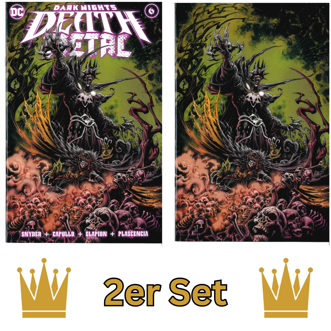 Dark Nights: Death Metal #6 Kyle Hotz Variant A & B