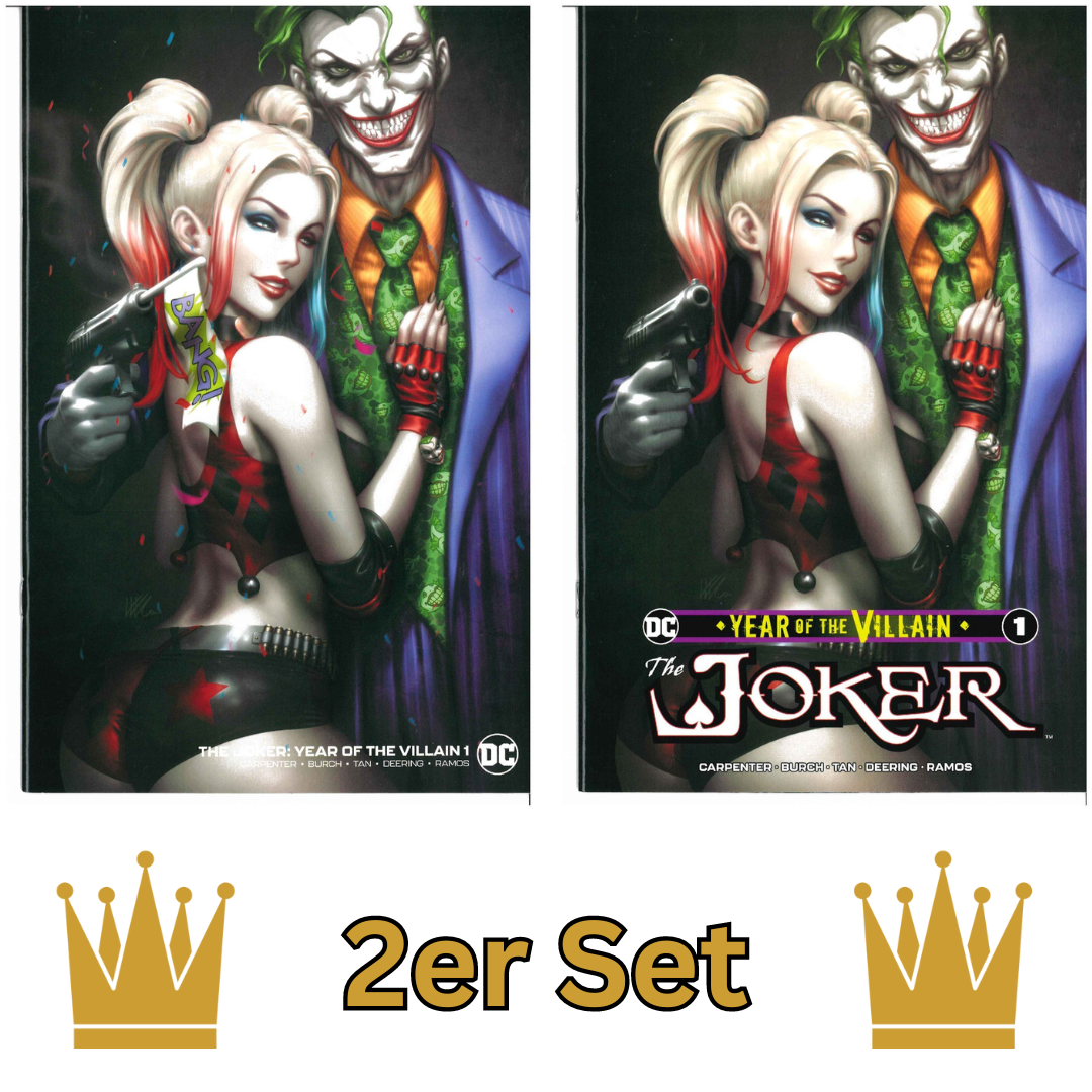 The Joker: Year of The Villan #1 Paper Asylum Variant A & B