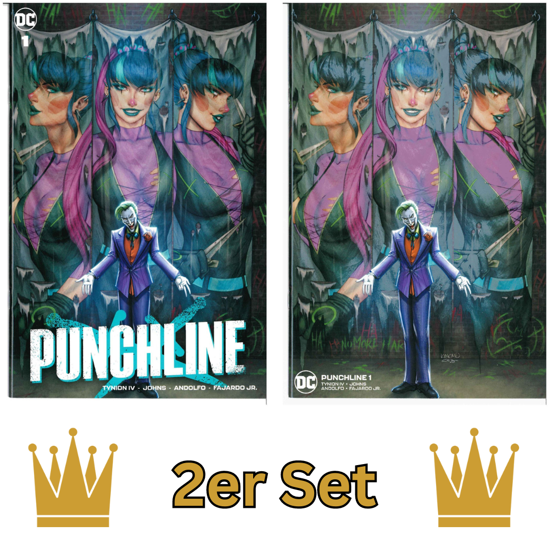 Punchline #1 Comics Elite Variant Cover & Virgin Edition