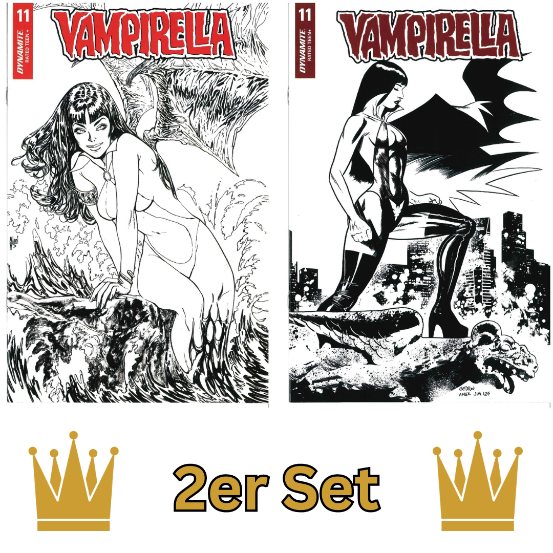 Vampirella #11 Limited 1:35 Retailer Incentive & 1:25 Incentive