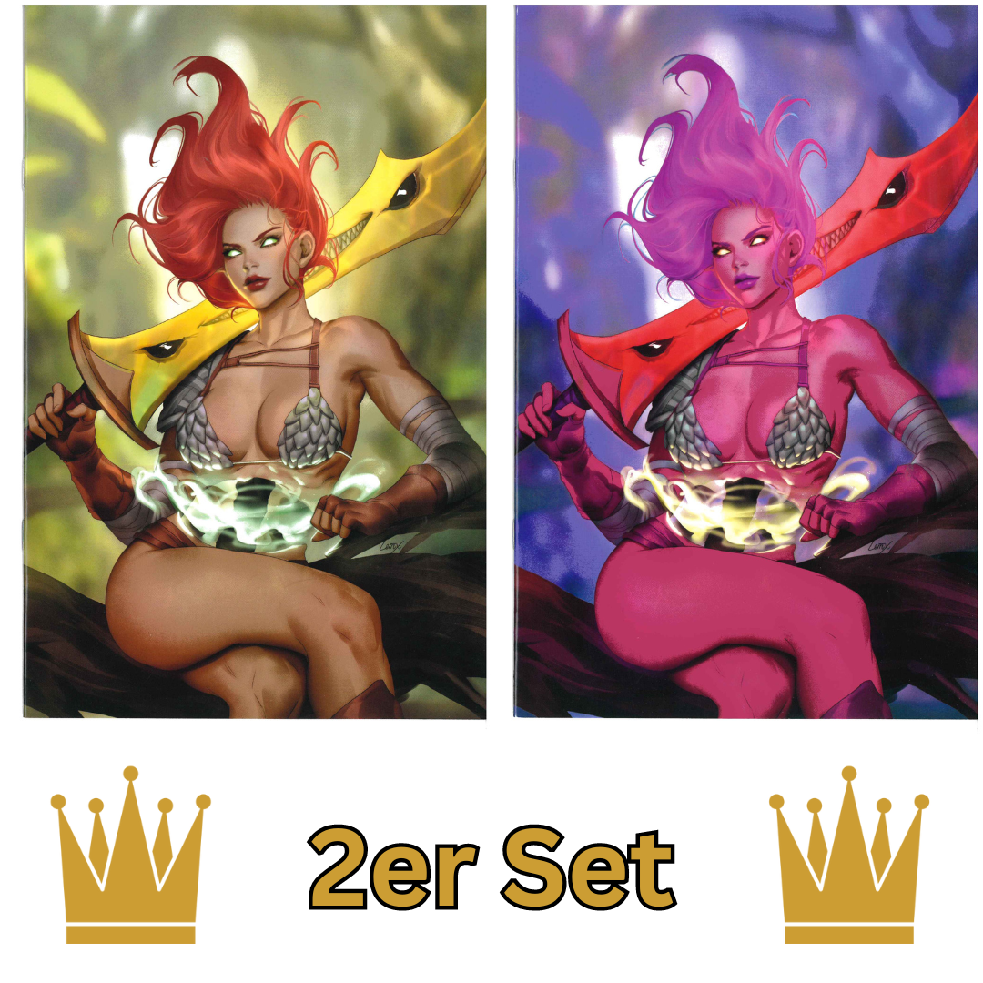 Red Sonja #5 1:25 Ultraviolet Virgin Cover & Leirix 1:11 Cover