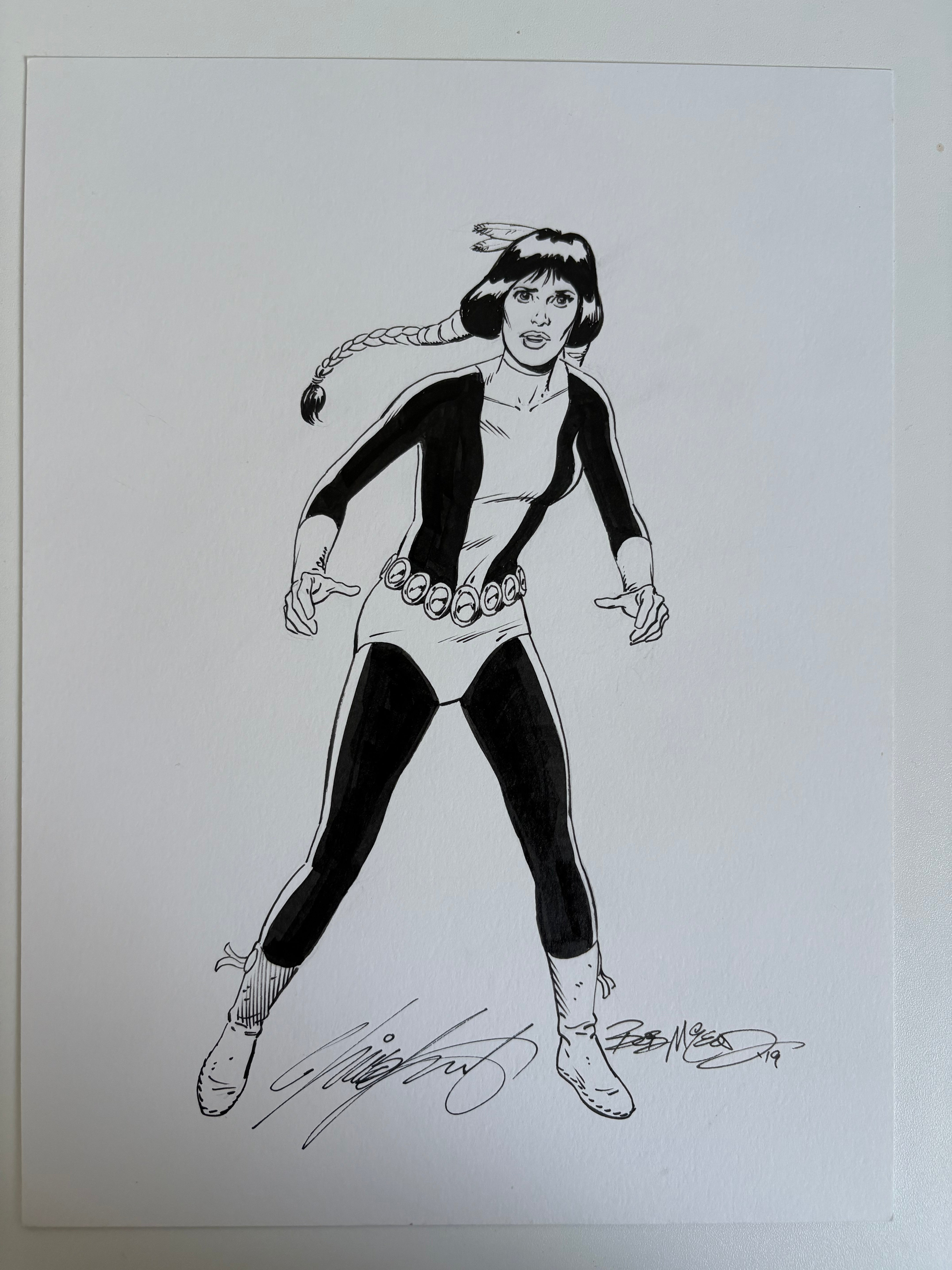 Bob McLeod - Dani Moonstar - Original Art