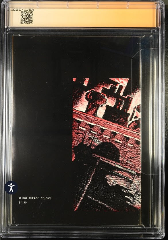 TMNT #1 - 1st Print | Unterschrieben & Sketch von Kevin Eastmen