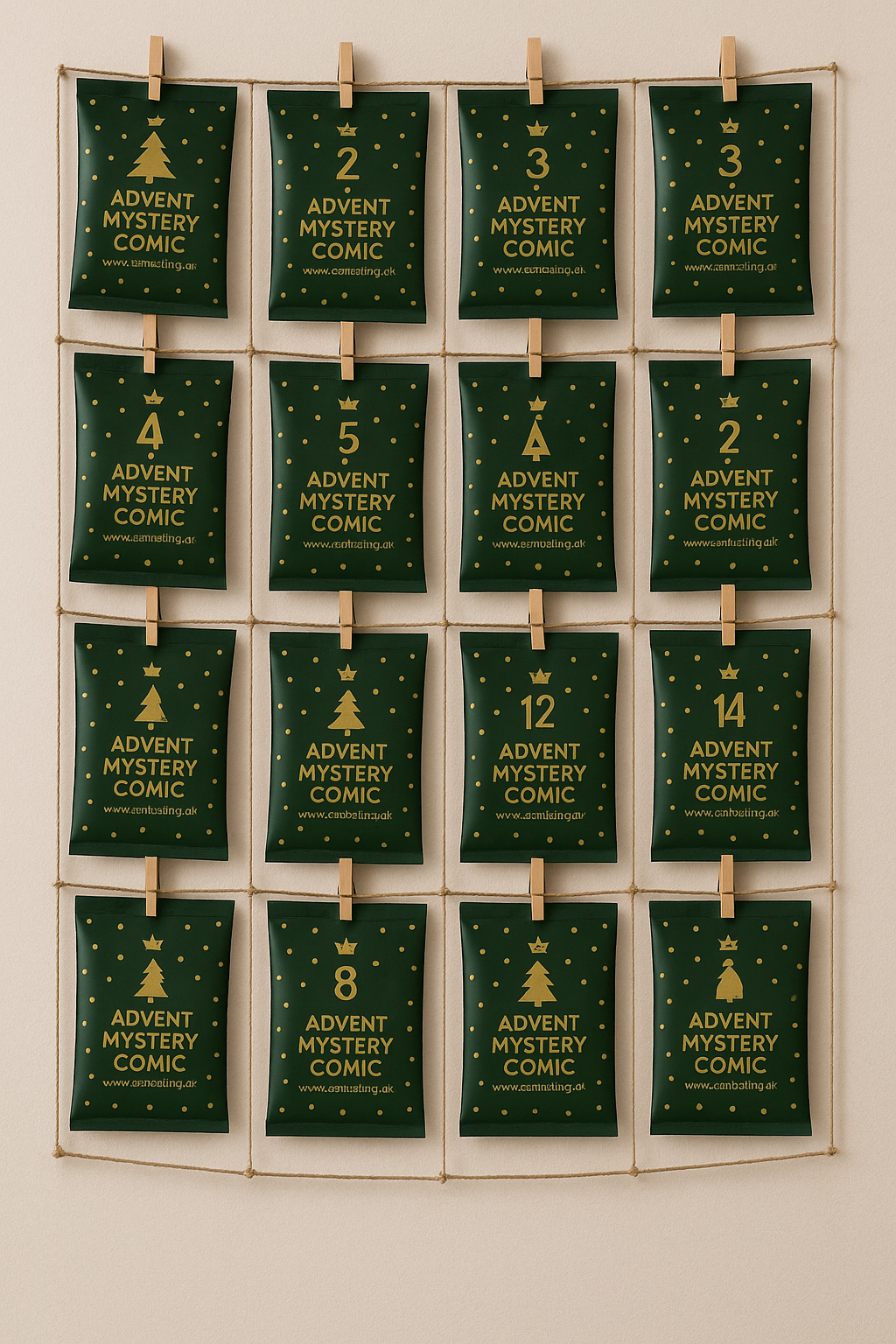 ComicKing Adventskalender (24 Comics) (Customizable)