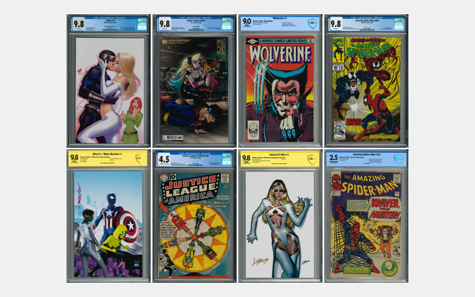 Graded Comics von CBCS & CGC