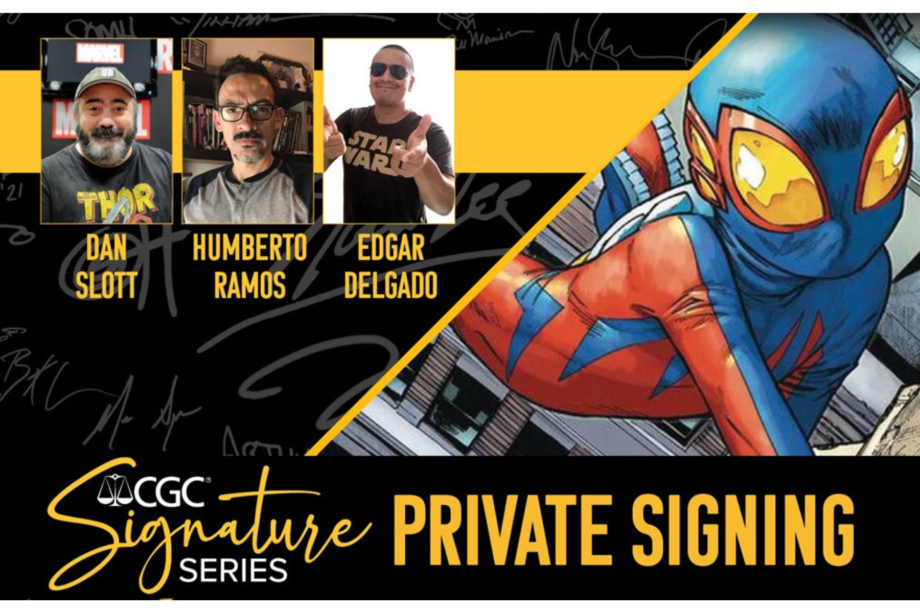 CGC Signature Series mit Dan Slott, Humberto Ramos & Edgar Delgado