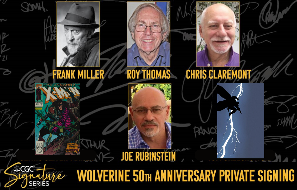 CGC Signature Series mit Frank Miller, Roy Thomas, Chris Claremont & Joe Rubinstein