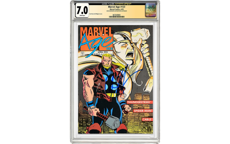 CGC Economy Grading-Service + Authentifizierung von Unterschriften Marvel Age #123