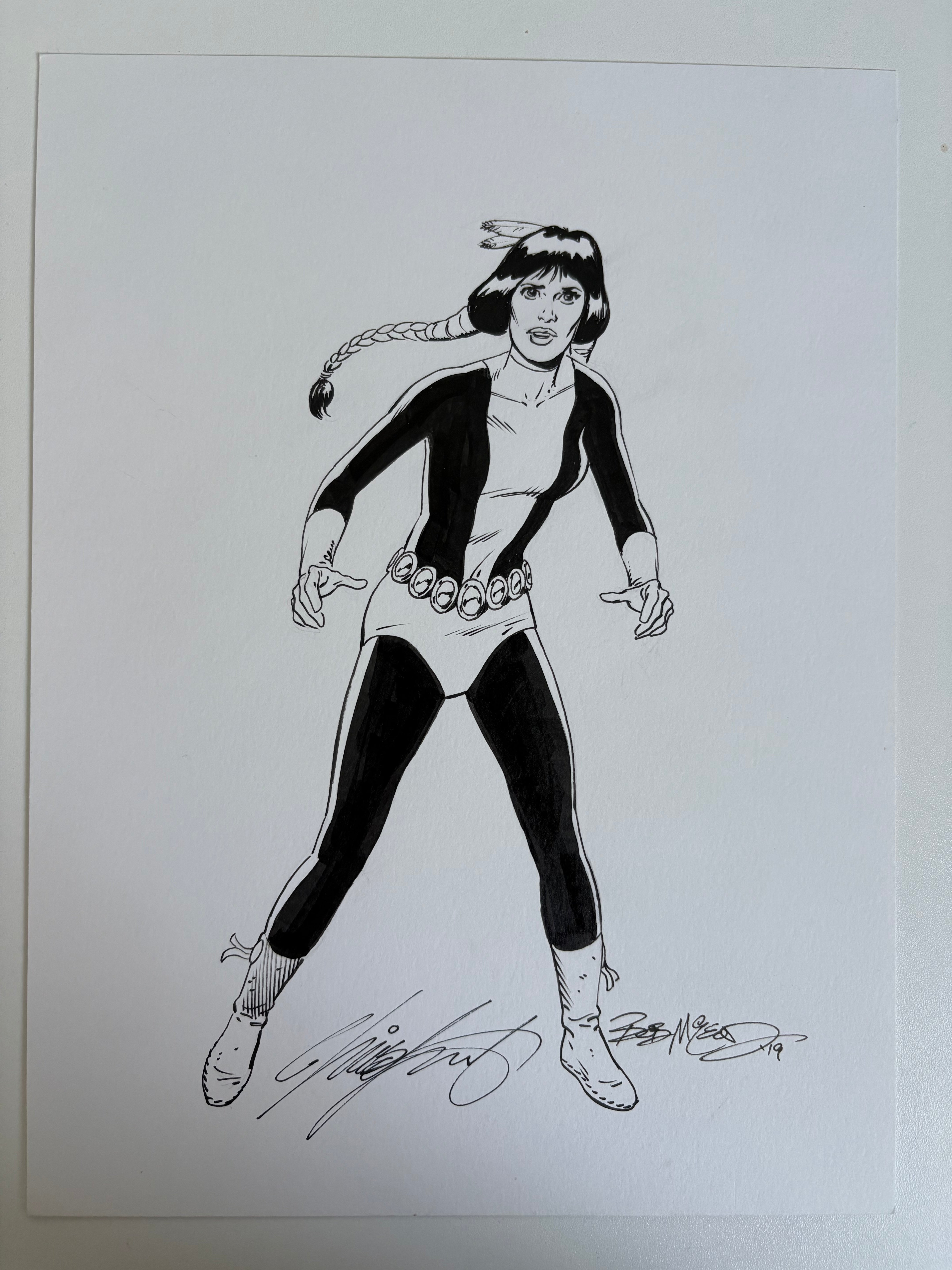 Bob McLeod - Dani Moonstar - Original Art