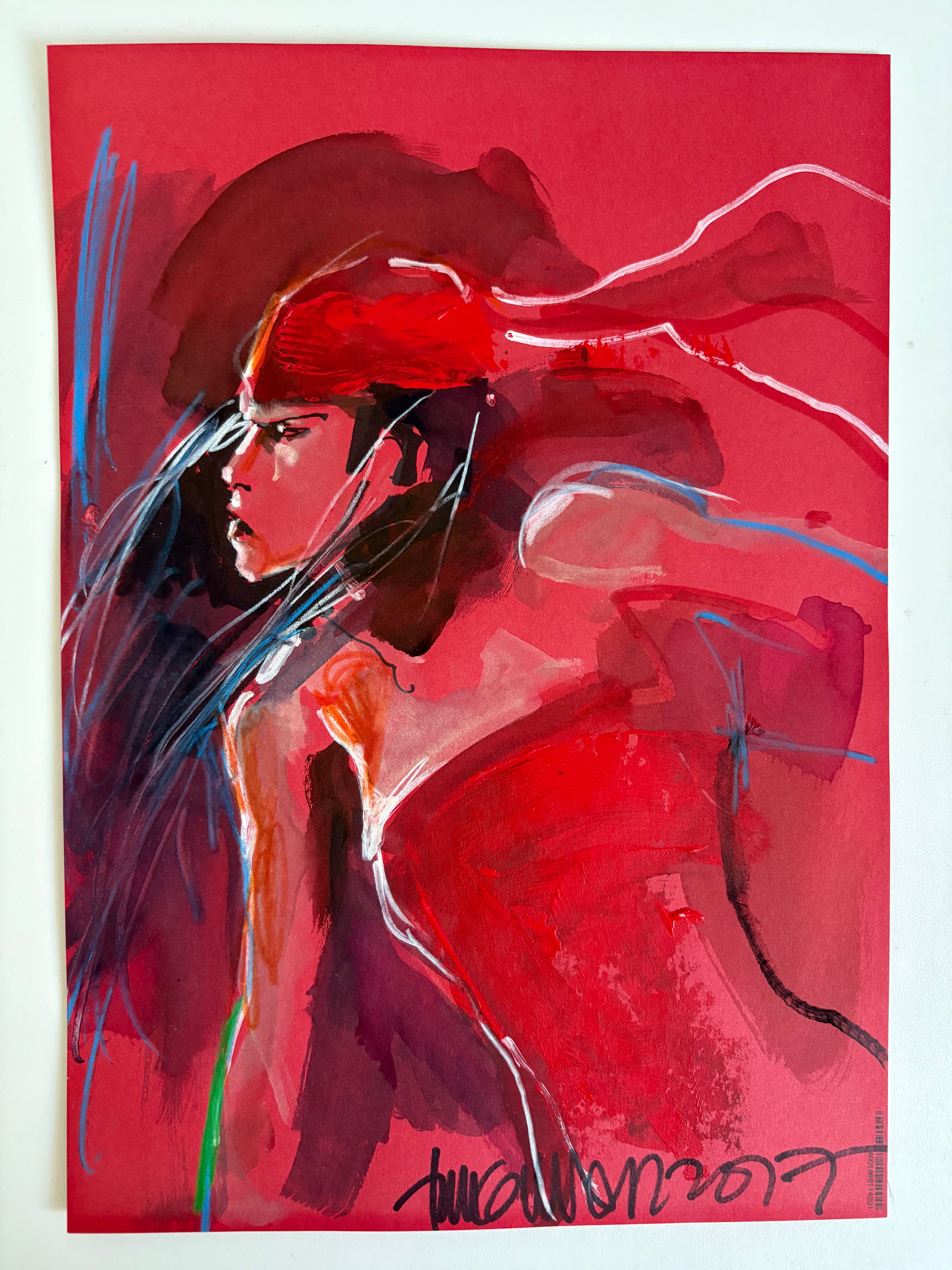 Timo Würz - Elektra - Original Art